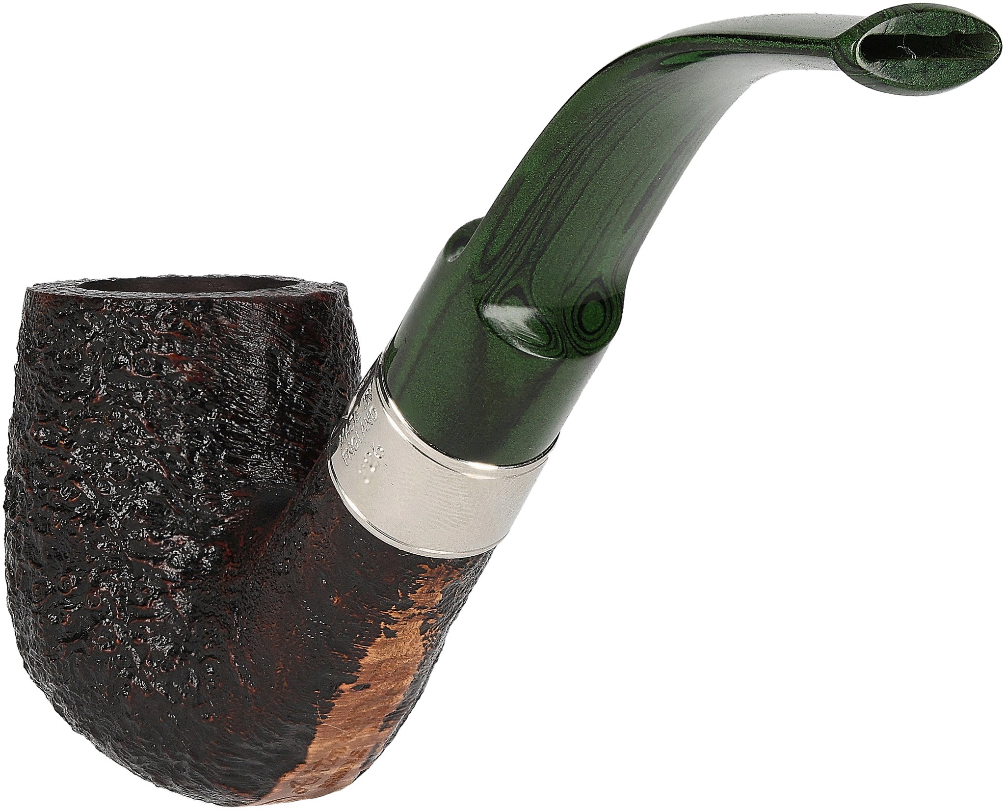 Ashton Pipes Pfeifen Brindle Sandgestrahlt XXX Silber_02