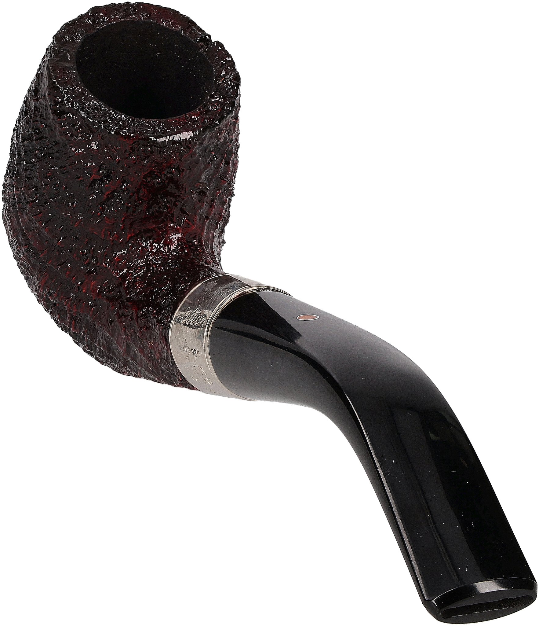Ashton Pipes Pfeifen Pebble Grain Sandgestrahlt XXX Silber_02
