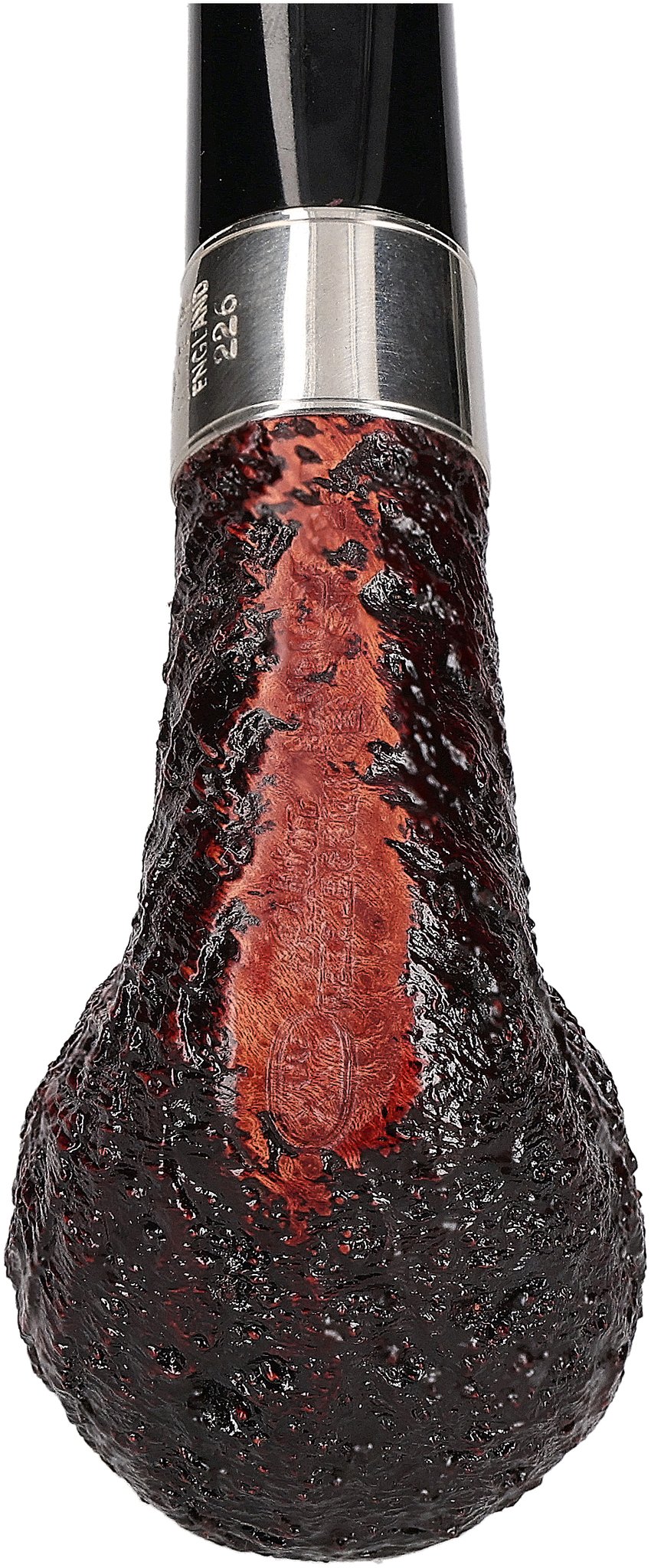 Ashton Pipes Pfeifen Pebble Grain Sandgestrahlt XXX Silber_04