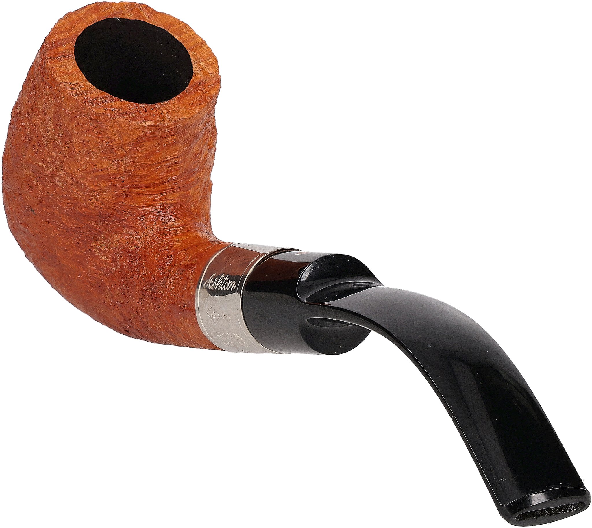 Ashton Pipes Pfeifen Old Church Sandgestrahlt XXX Silber_02