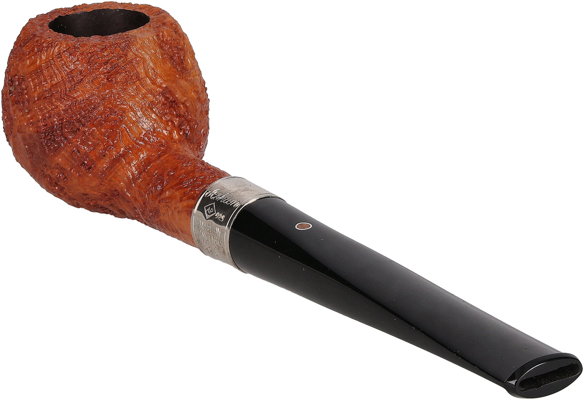 Ashton Pipes Pfeifen Old Church Sandgestrahlt XX Silber_02