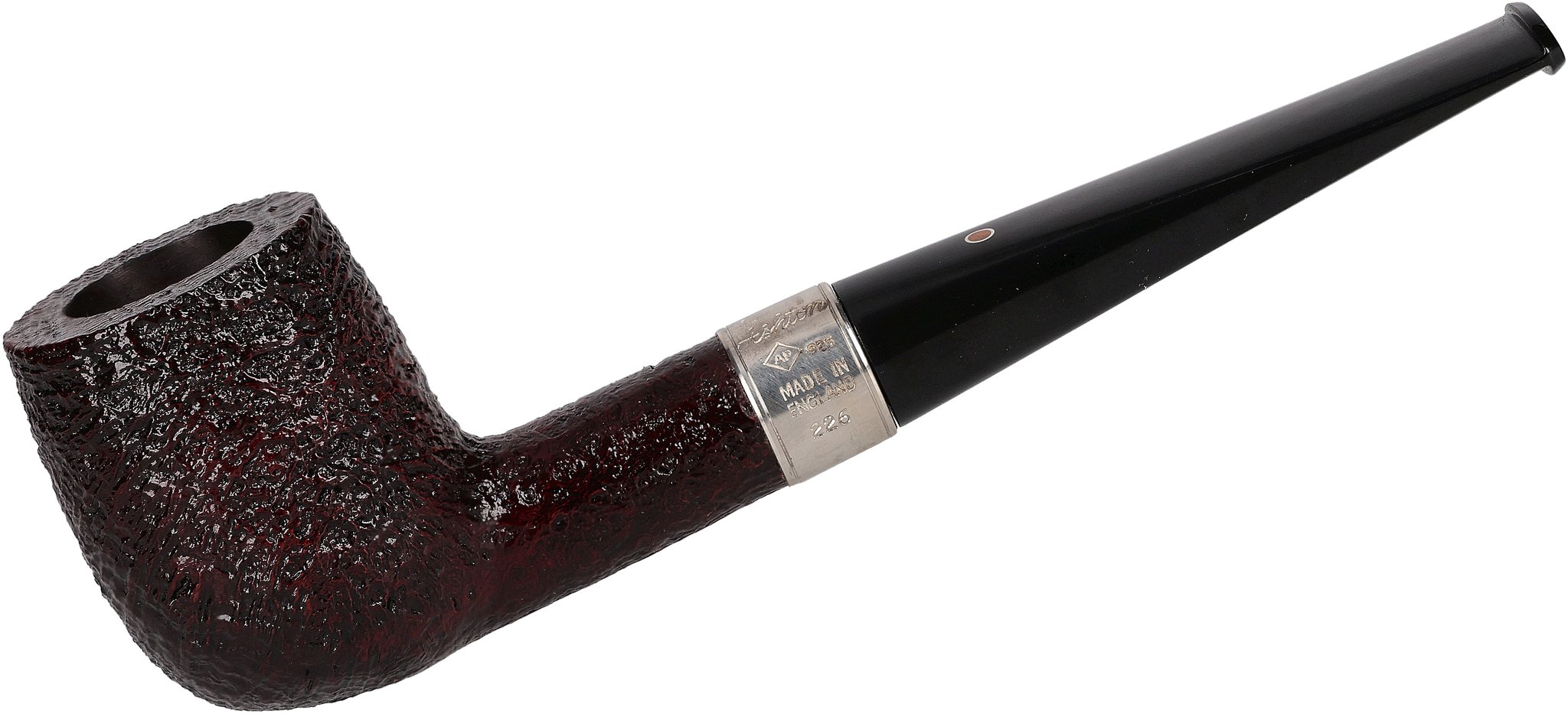 Ashton Pipes Pfeifen Pebble Grain Sandgestrahlt XXX Silber_01