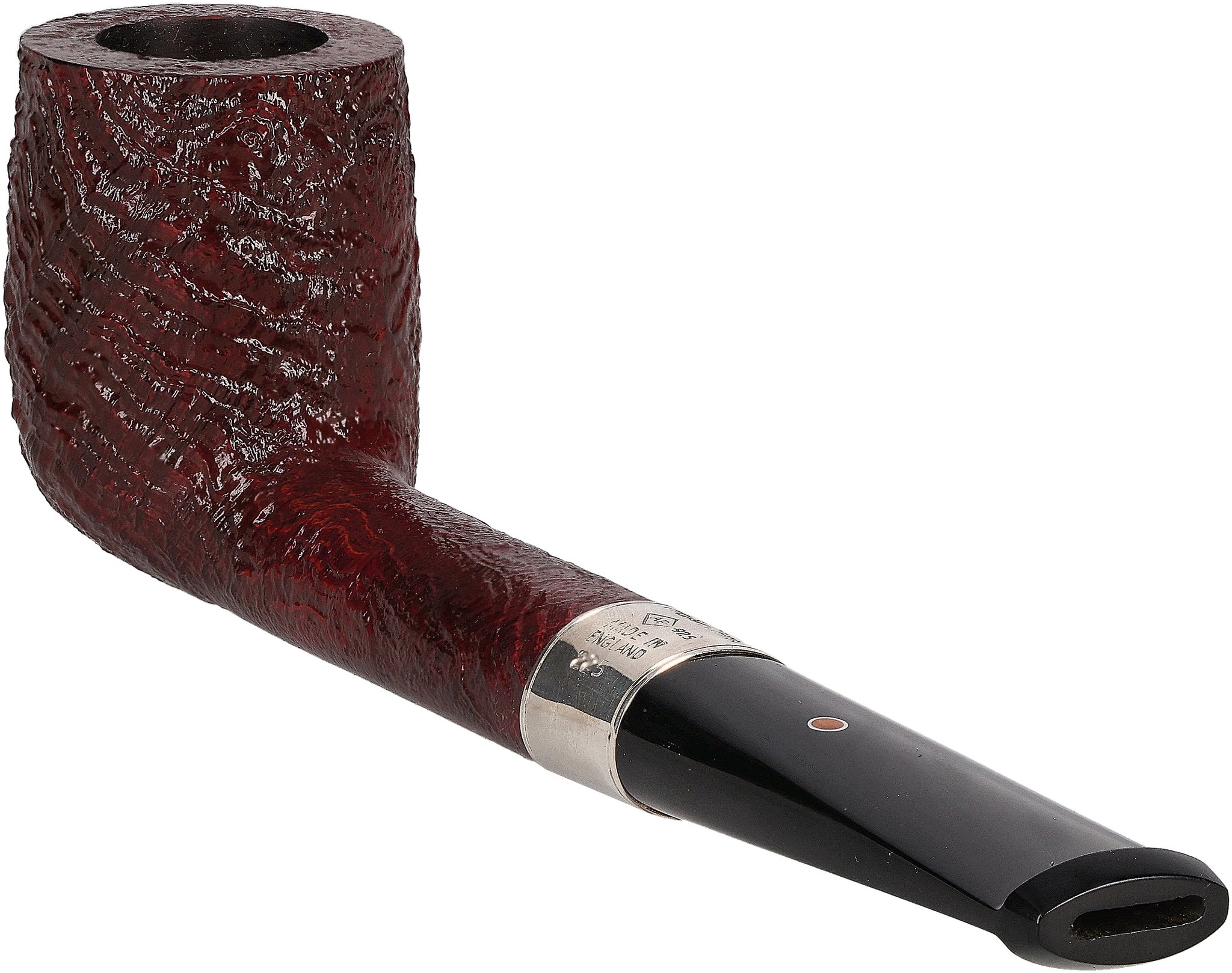 Ashton Pipes Pfeifen Pebble Grain Sandgestrahlt XXX Silber_02