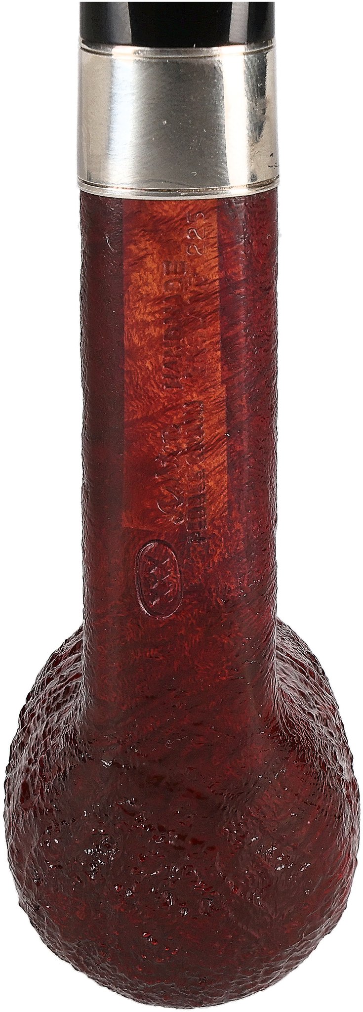 Ashton Pipes Pfeifen Pebble Grain Sandgestrahlt XXX Silber_04