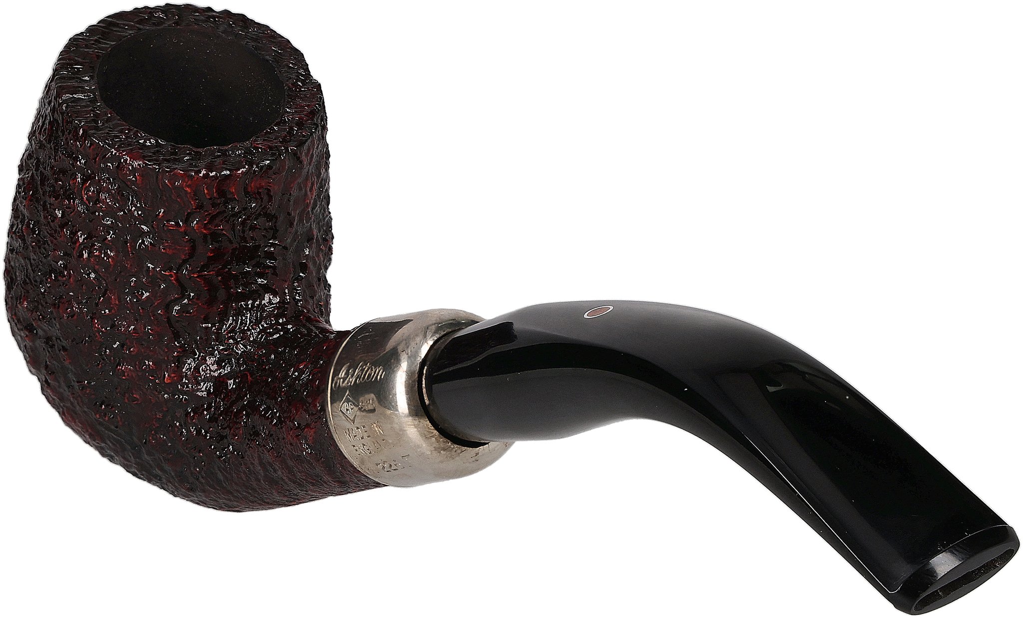 Ashton Pipes Pfeifen Pebble Grain Sandgestrahlt XXX Silber_02