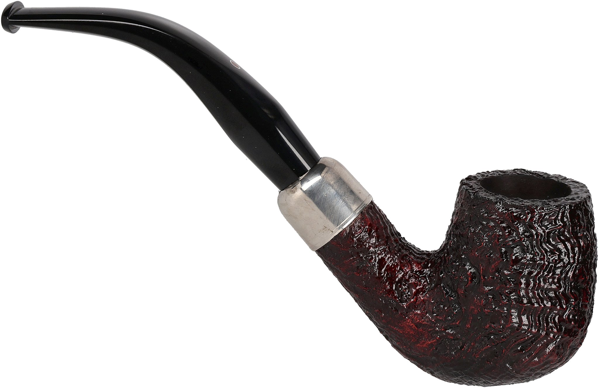 Ashton Pipes Pfeifen Pebble Grain Sandgestrahlt XXX Silber_03