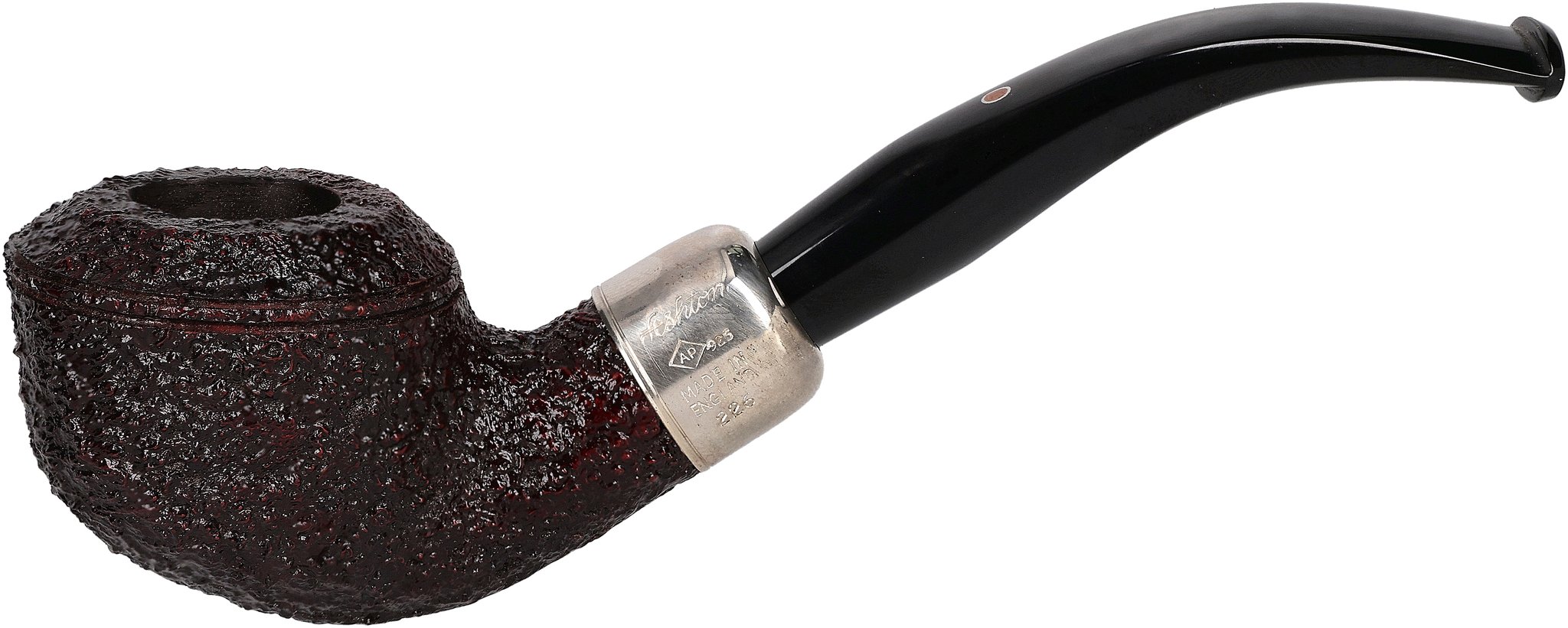 Ashton Pipes Pfeifen Pebble Grain Sandgestrahlt XXX Silber_01