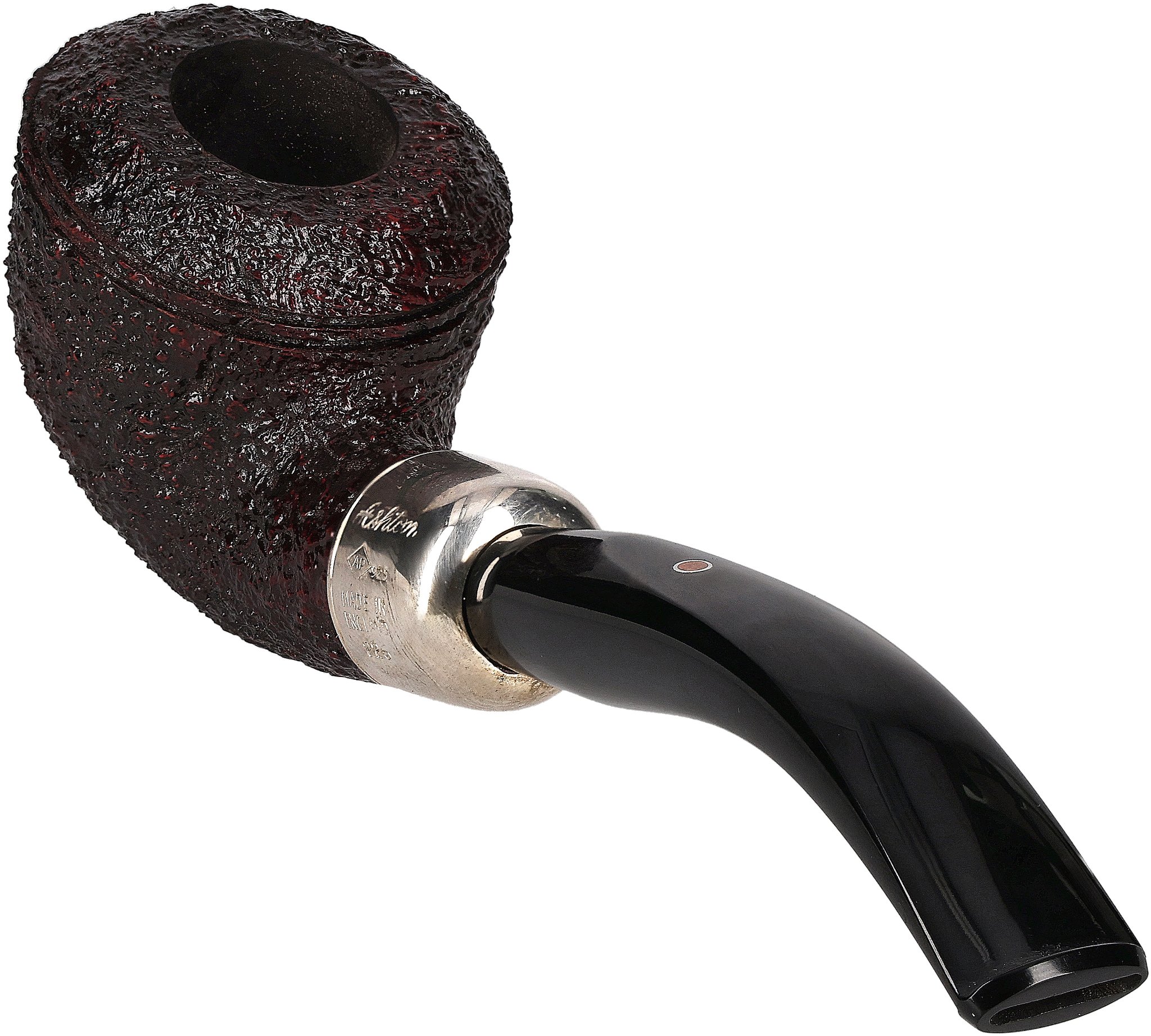 Ashton Pipes Pfeifen Pebble Grain Sandgestrahlt XXX Silber_02