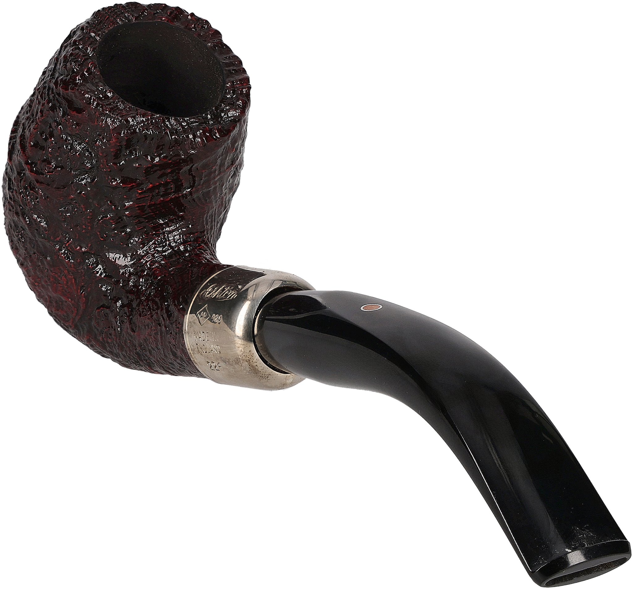 Ashton Pipes Pfeifen Pebble Grain Sandgestrahlt XXX Silber_02