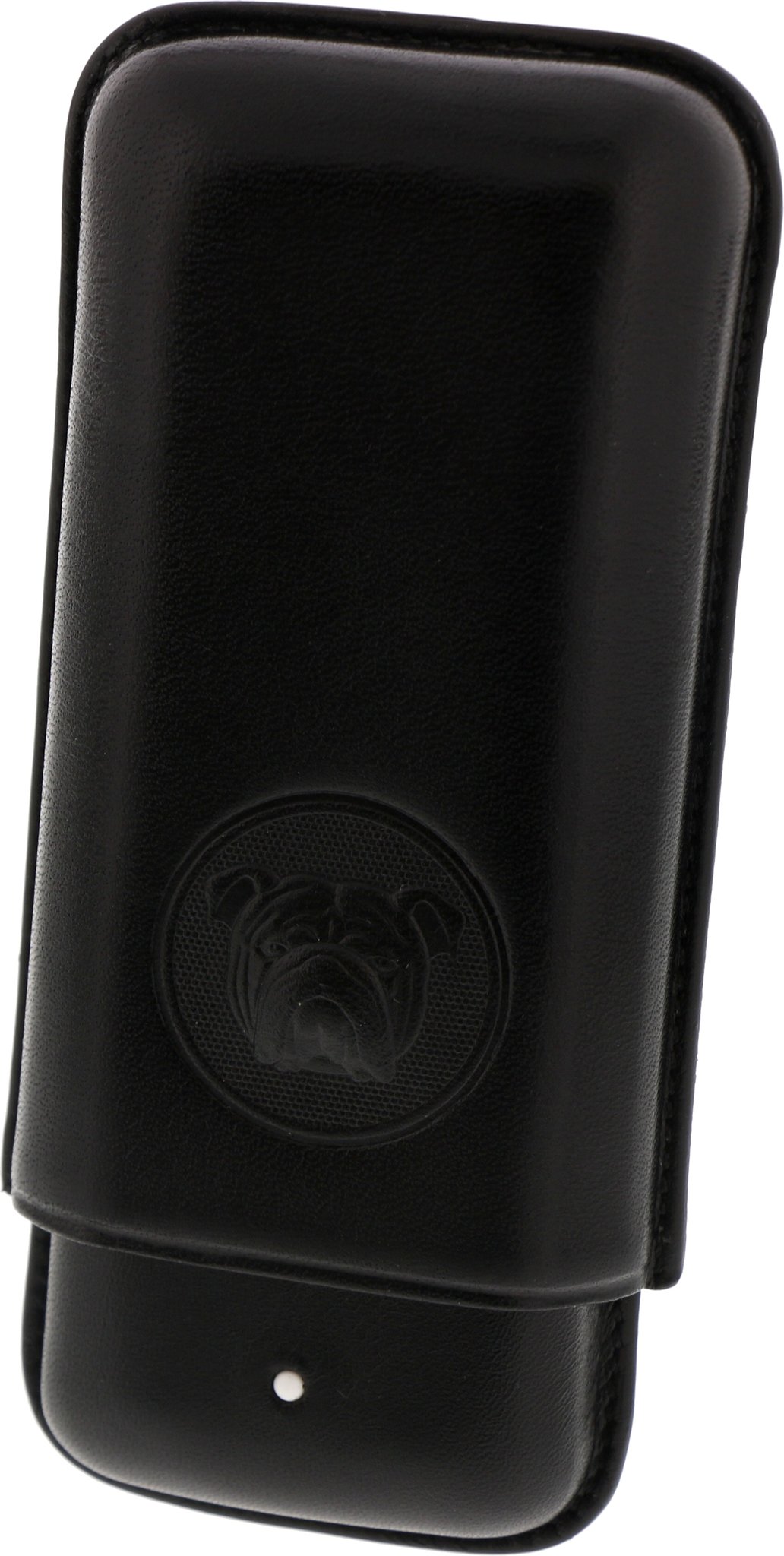 Dunhil The White Spot Bulldog Zigarren Etui Black 2er Robusto (DUPA3012A)