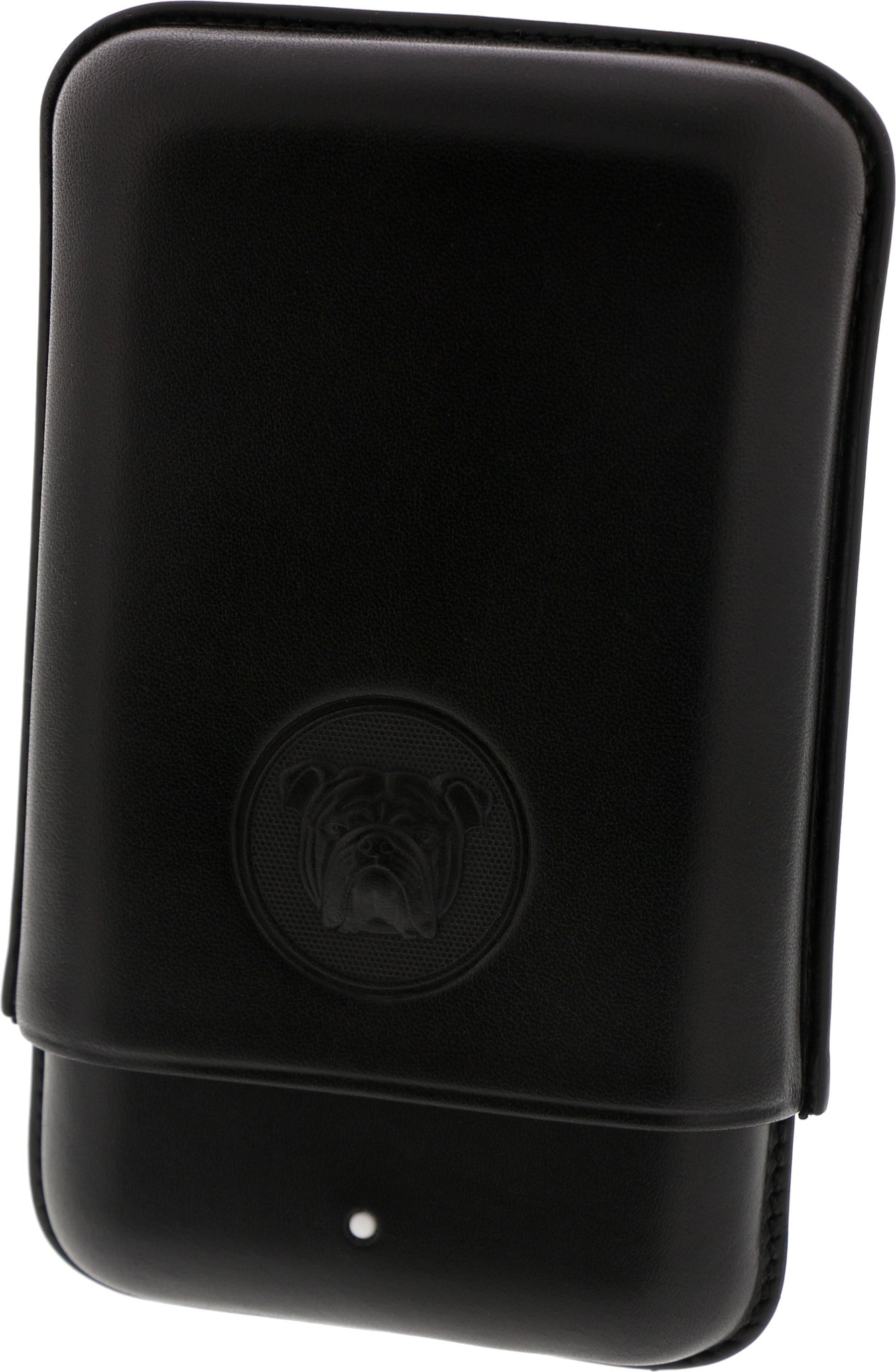 Dunhil The White Spot Bulldog Zigarren Etui Black 3er Robusto (DUPA3013A)