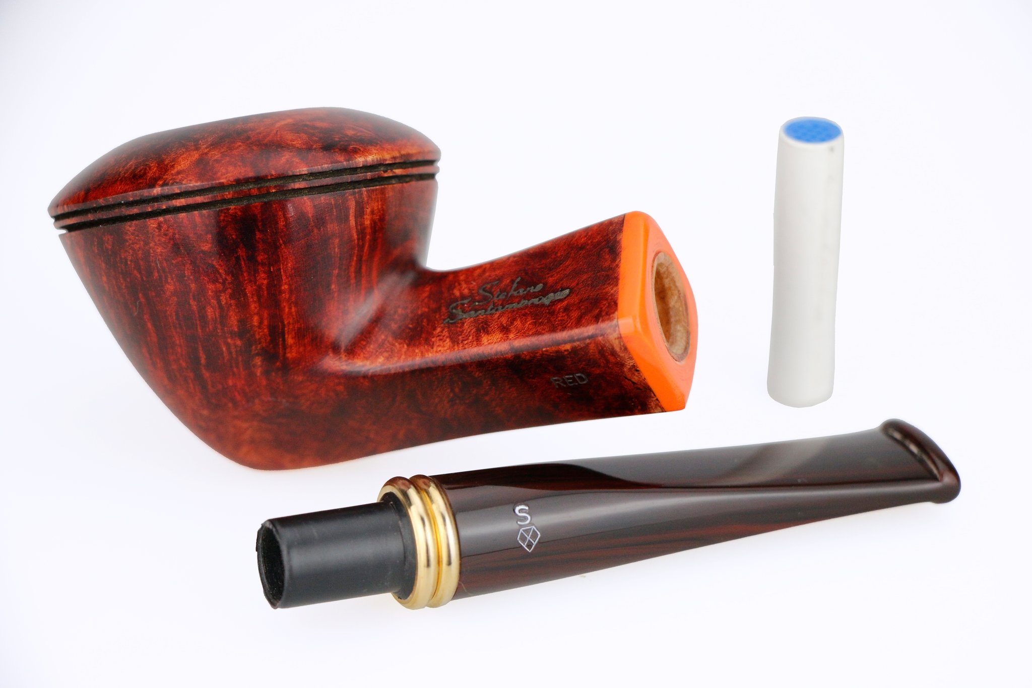 Stefano Santambrogio Pfeifen Red (interne Nr. 434) Detailbild 4