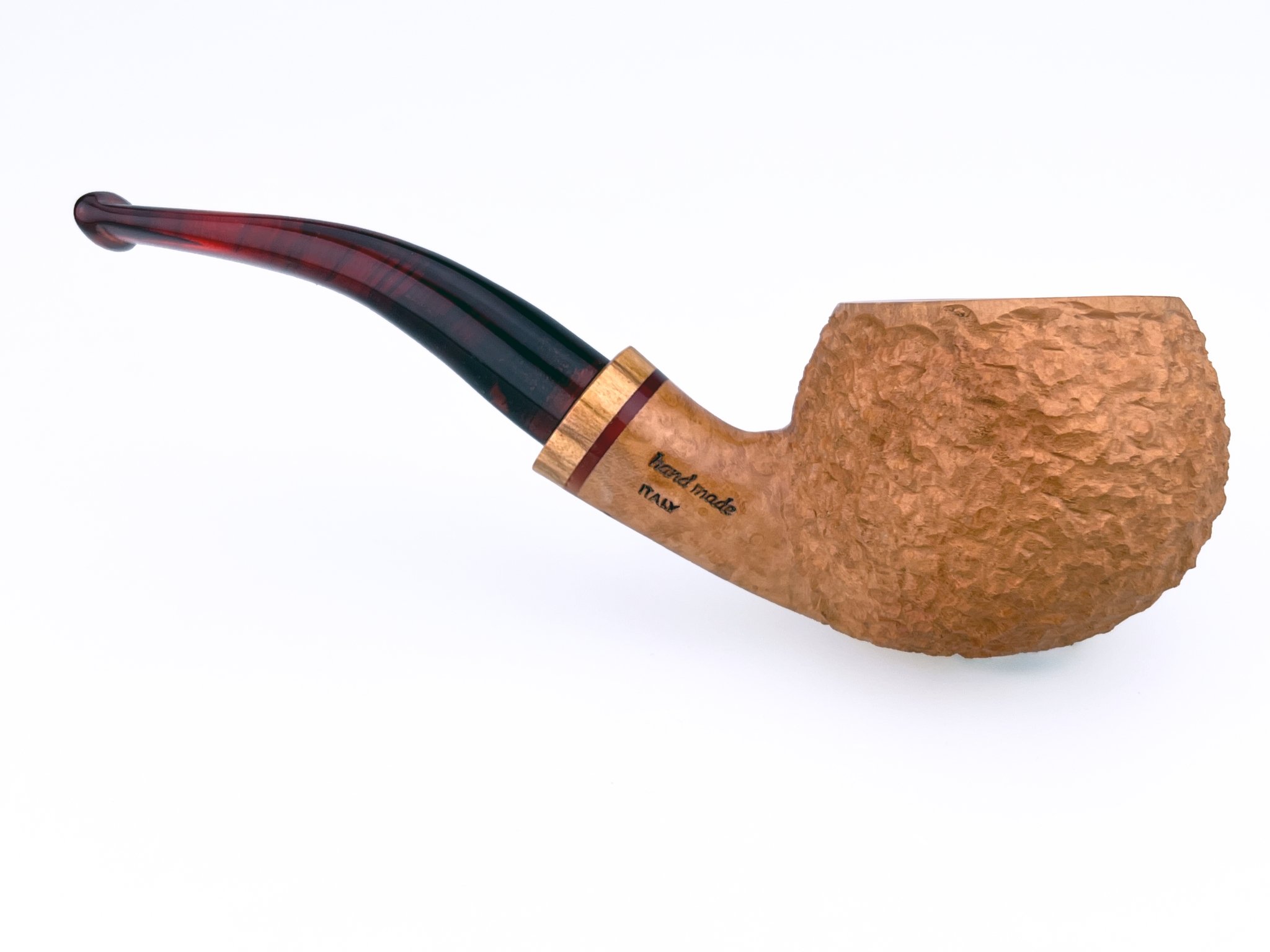 Stefano Santambrogio Pfeifen Rustic natural big (interne Nr. 452) Detailbild 1