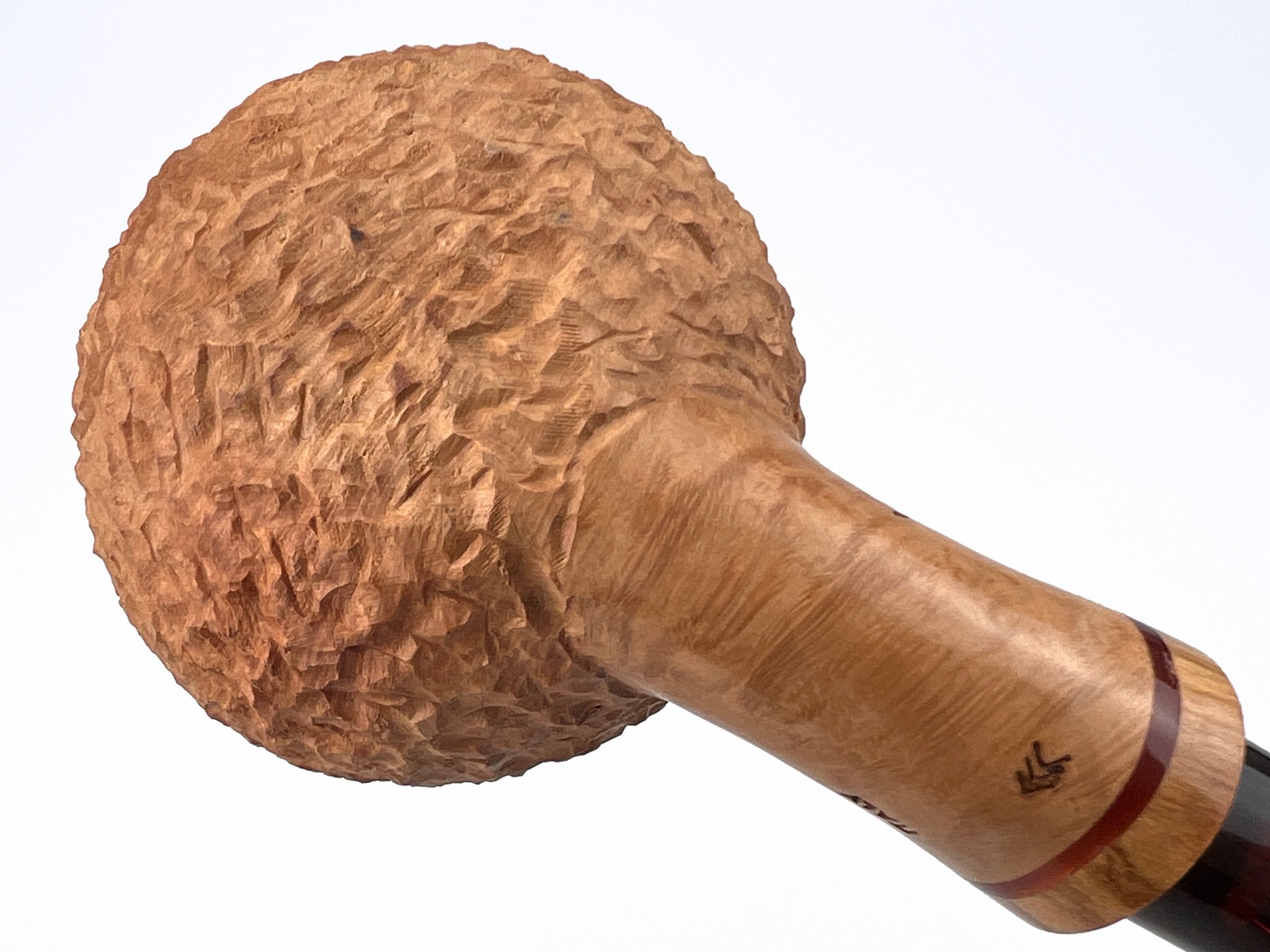 Stefano Santambrogio Pfeifen Rustic natural big (interne Nr. 452) Detailbild 2