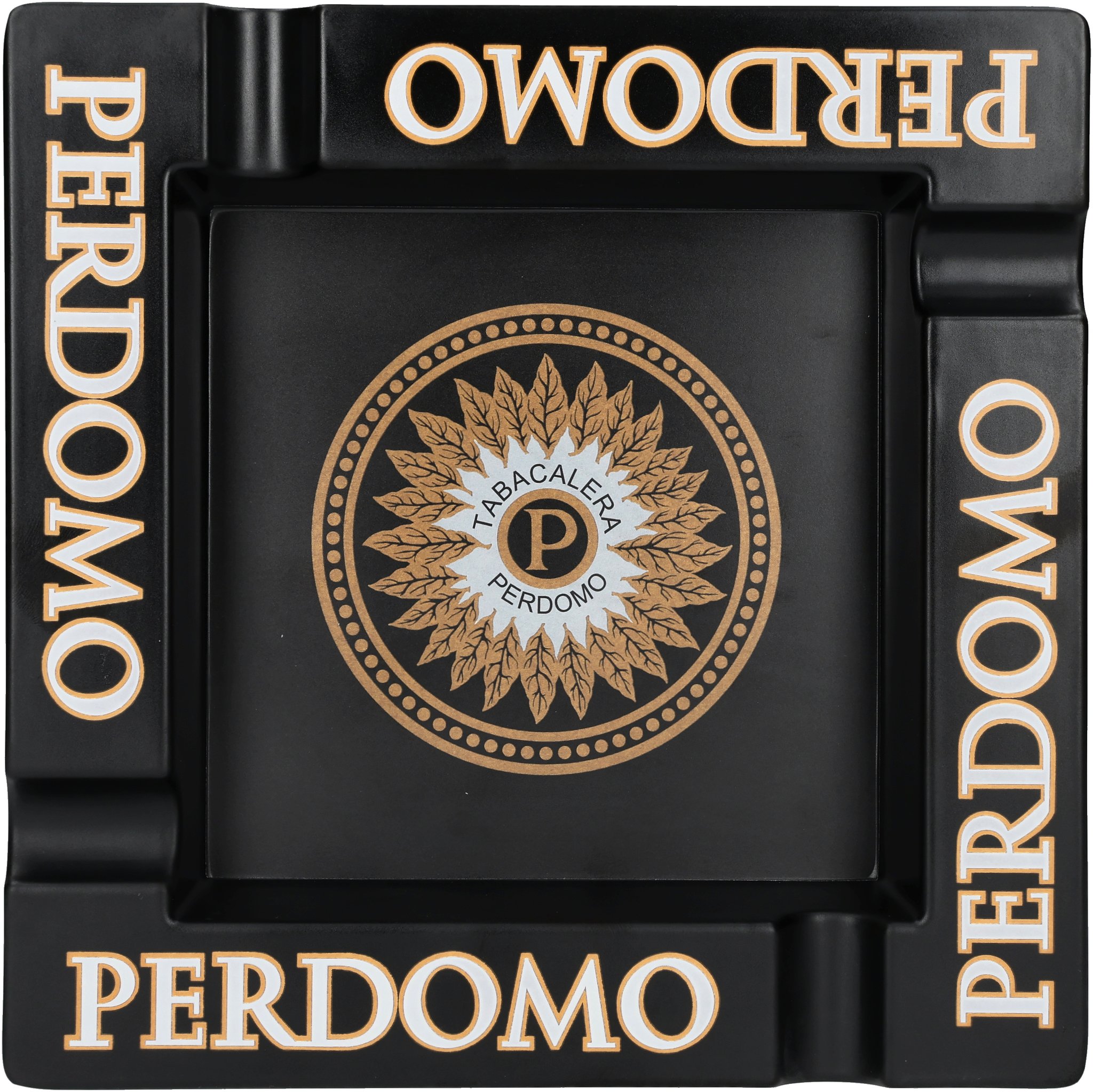 Perdomo Aschenbecher II Schwarz mit 4 Ablagen_05