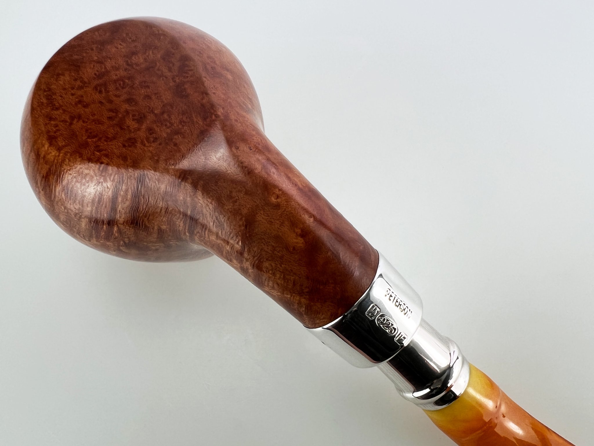 Peterson Amber Spigot natural Modell B11 ohne Acrylmundstück (interne Nr. 36) Detailbild 2