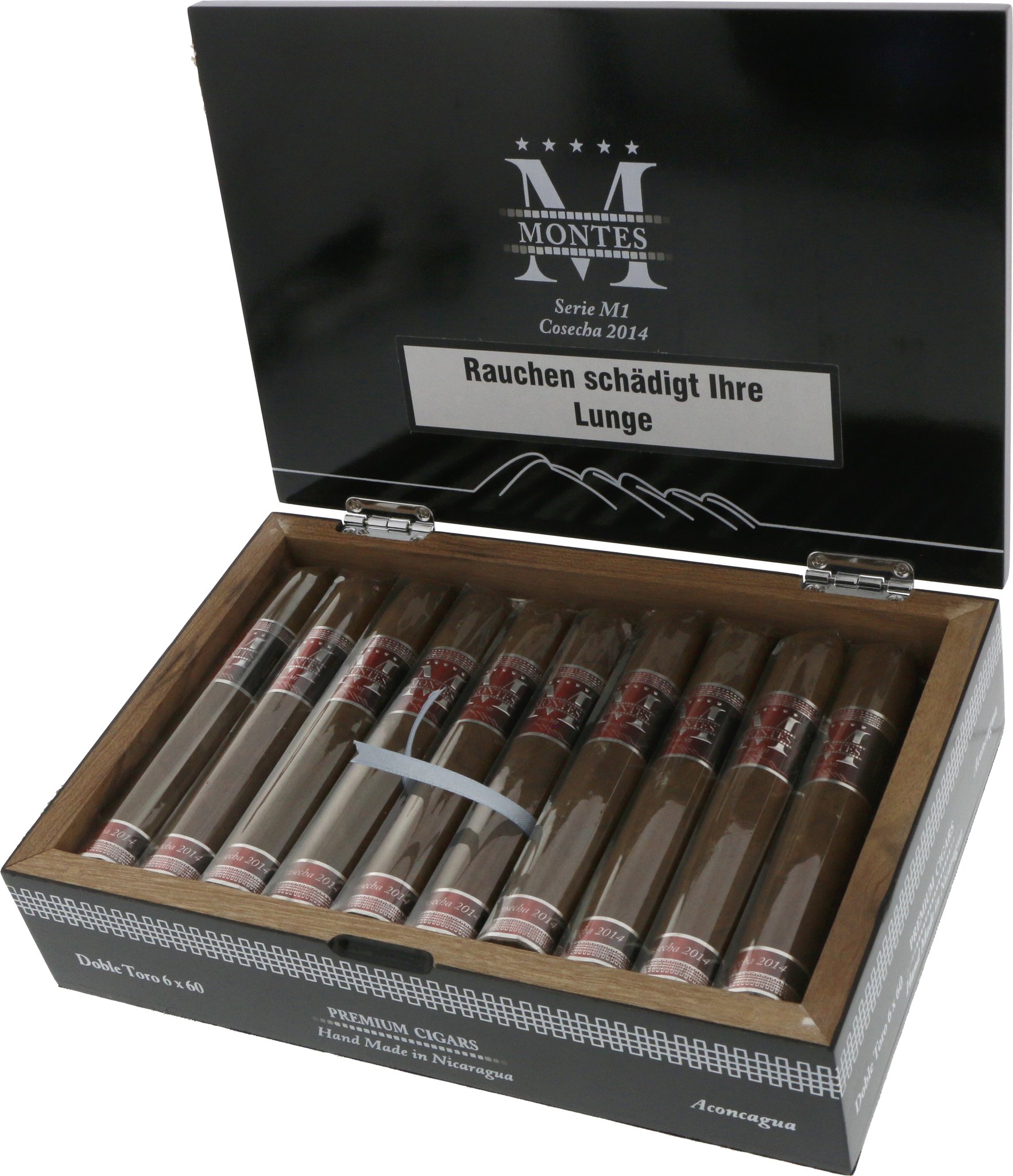 Montes Serie M1 Cosecha 2014 Aconcagua Doble Toro (6x60) Kiste offen