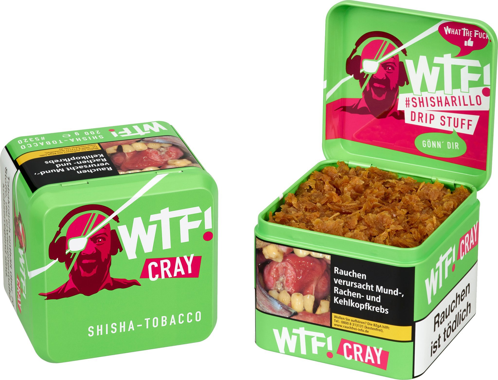 WTF! Shisha-Tobacco CRAY offen