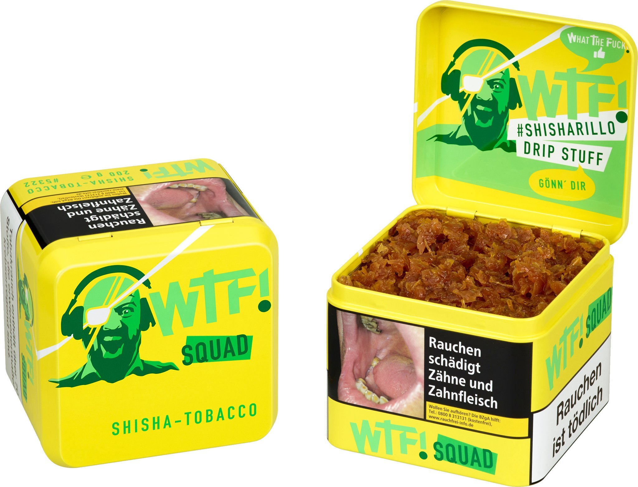 WTF! Shisha-Tobacco SQUAD offen