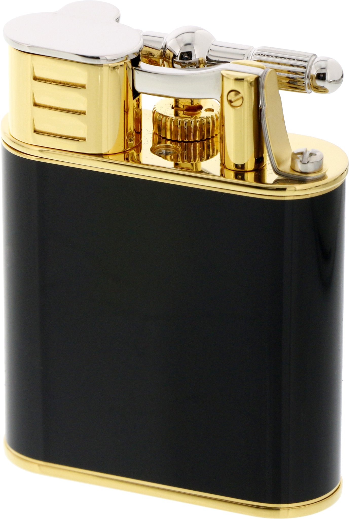 Dunhill Unique Turbo Lighters Turbo Black Lacquer Palladium & Gold