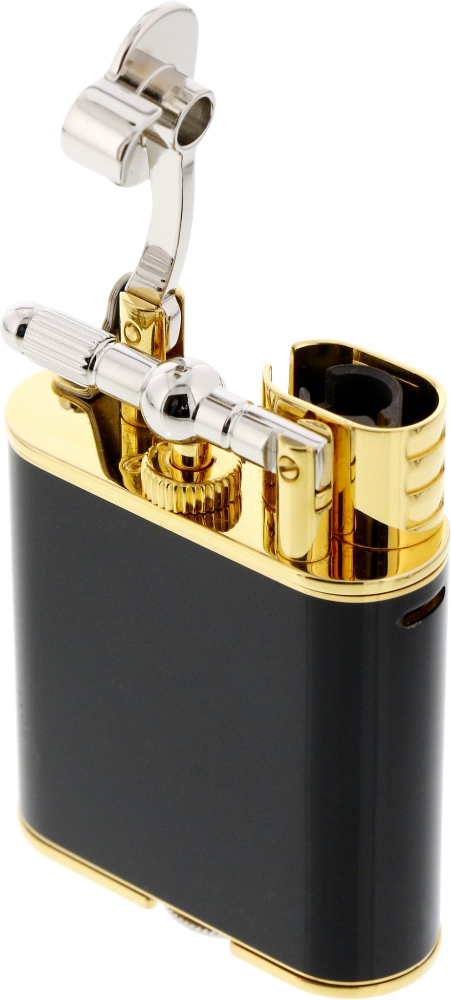 Dunhill Unique Turbo Lighters Turbo Black Lacquer Palladium & Gold