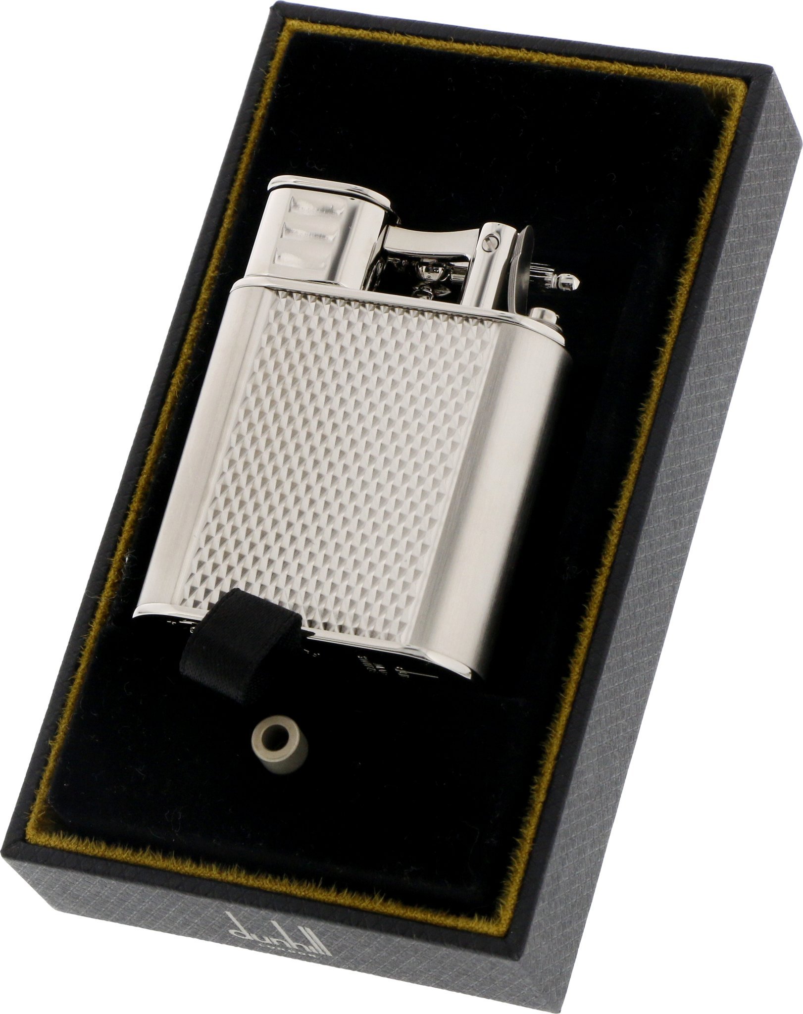 Dunhill The White Spot Unique Turbo ET Diamond Palladium Plate Umkarton