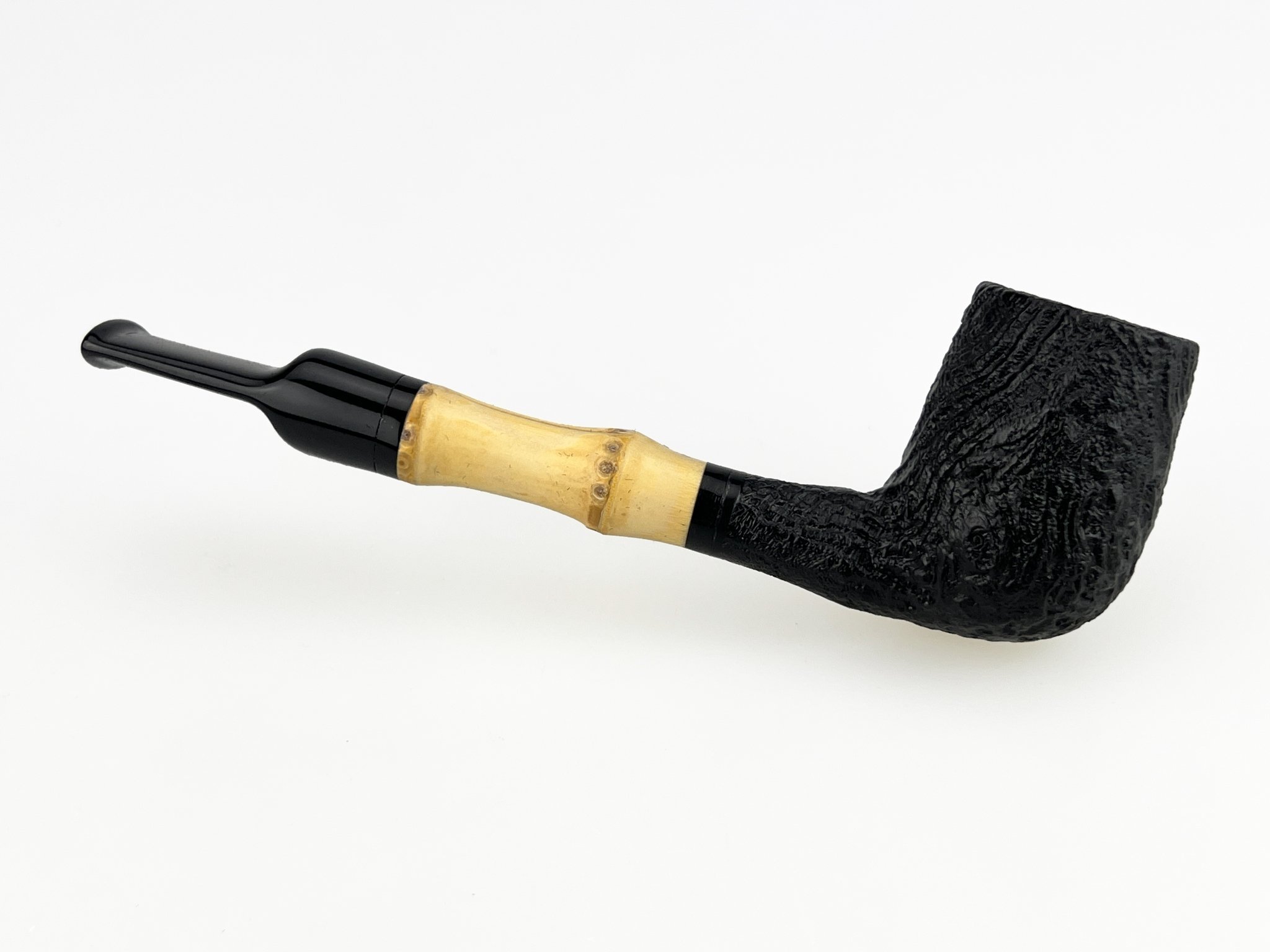 Rattray's Bamboo Pfeifen Sandgestrahlt Schwarz (B-Ware)  Rückseite