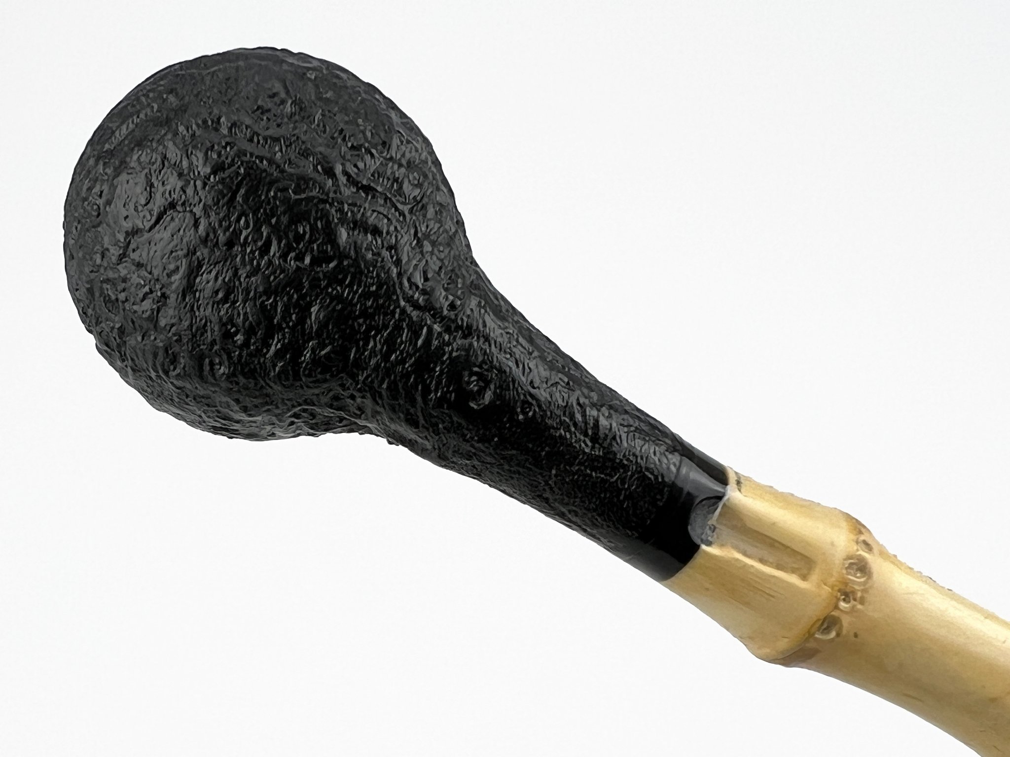 Rattray's Bamboo Pfeifen Sandgestrahlt Schwarz (B-Ware) Unterseite