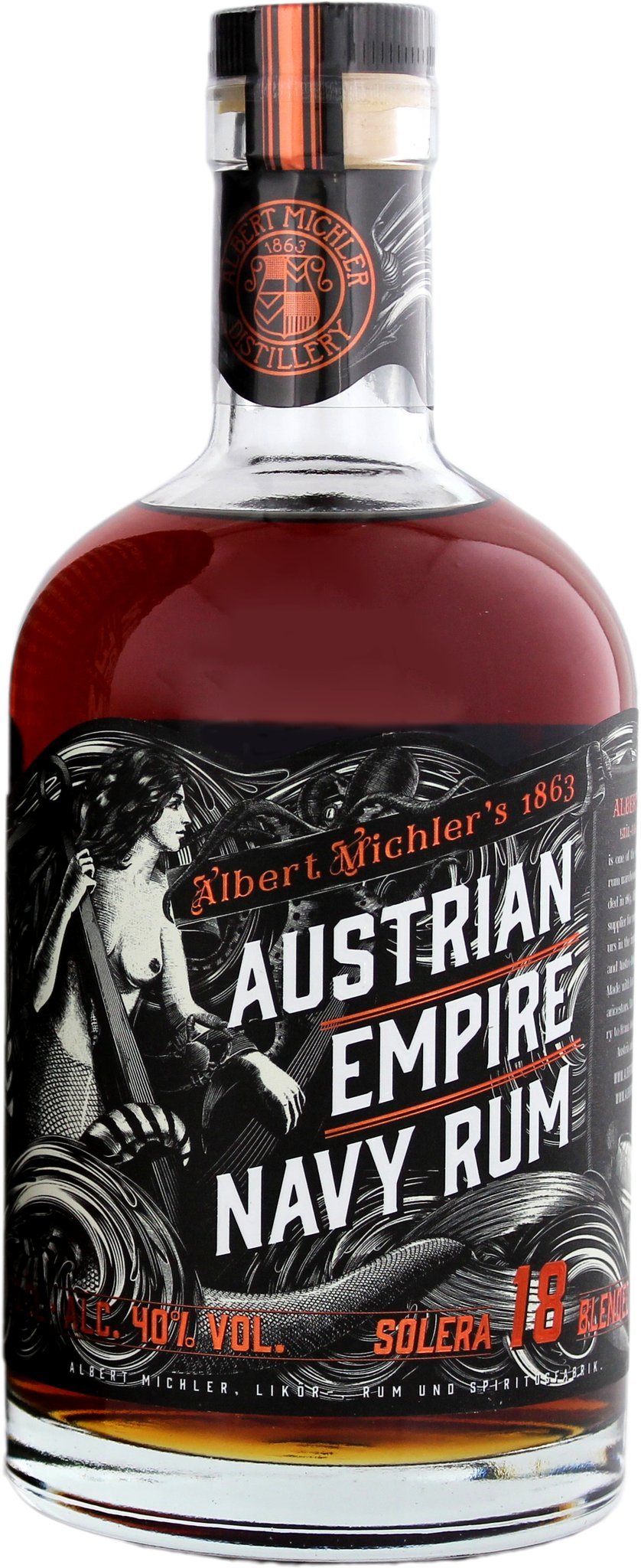 Austrian Empire Navy Rum Solera 18YO (0,7 l / 40 % vol.) (15210)