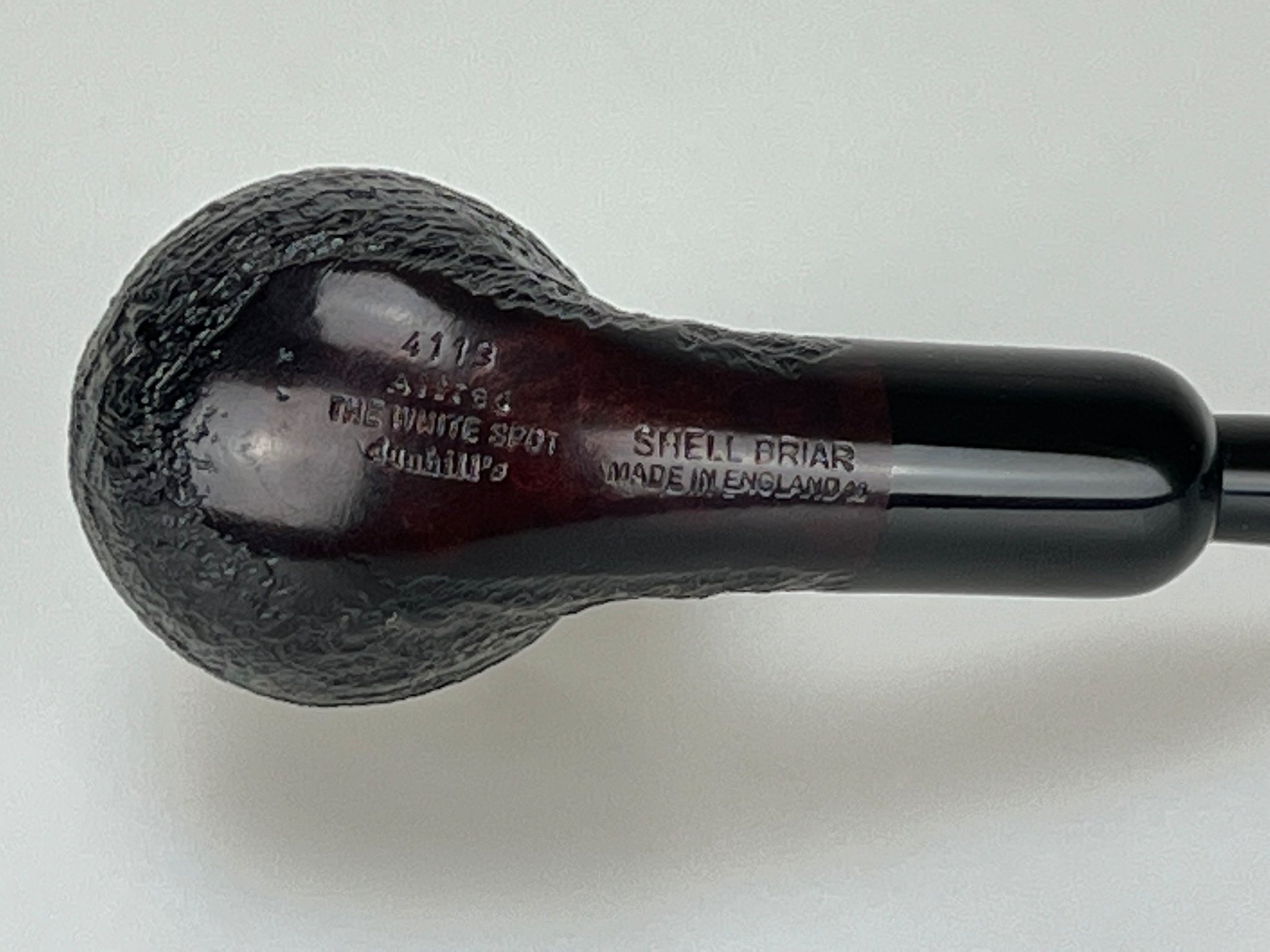 Dunhill The White Spot Pipes Shell Briar No. 4113 Detailbild 3