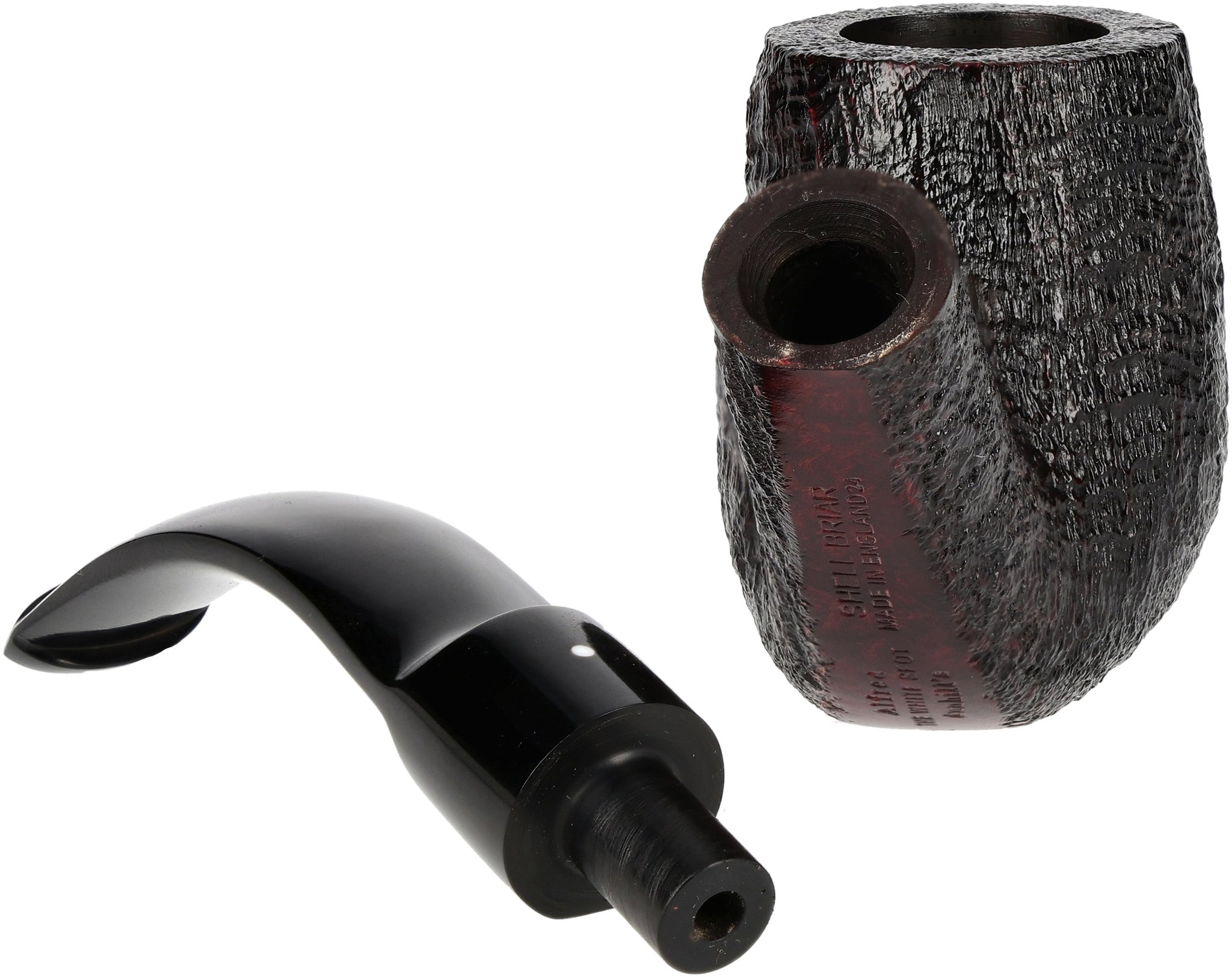 Dunhill Pipes Shell Briar No. 4202 Bent (Nr.580) (2024)_05