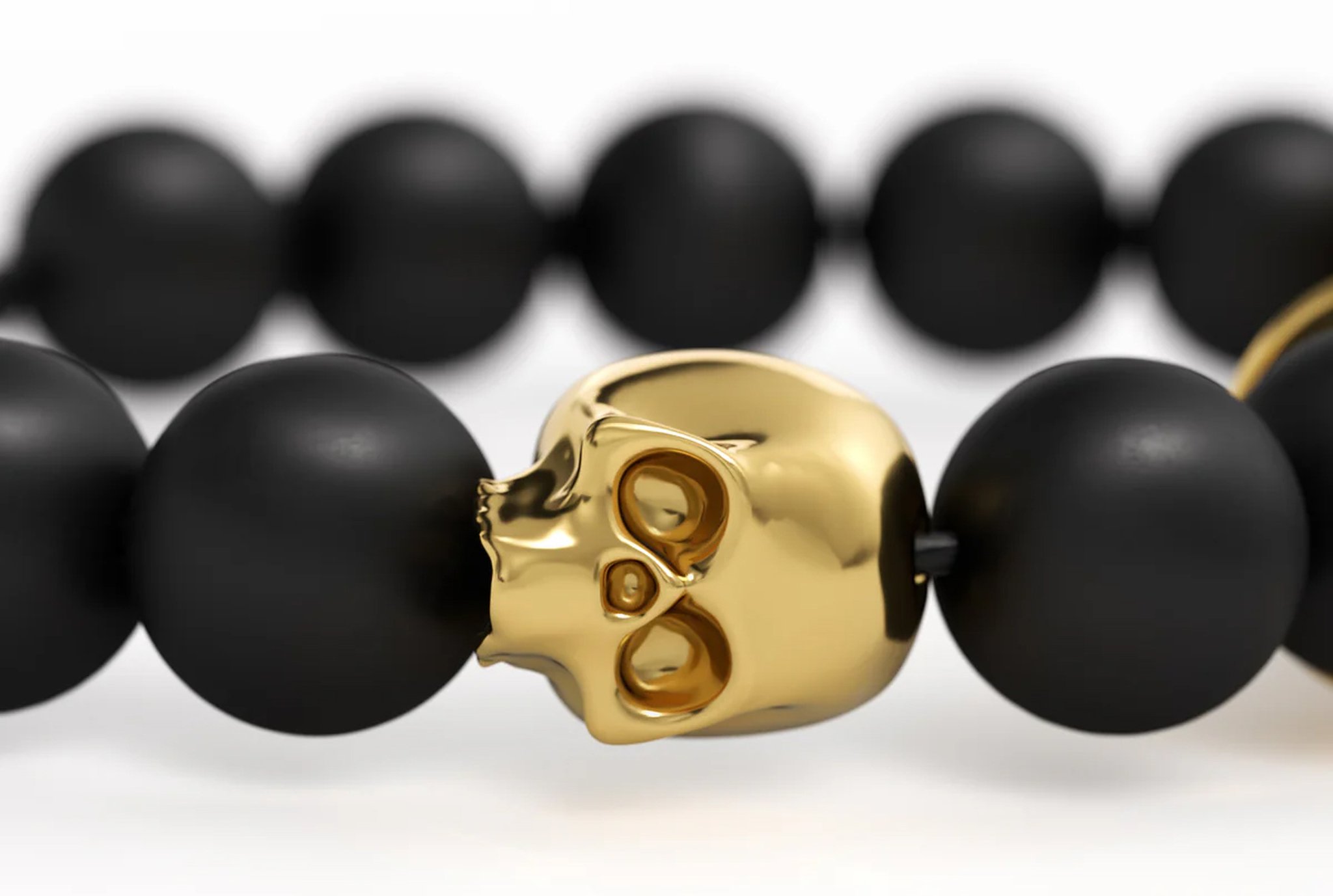 Les Fines Lames Punch Bracelets Oscuro Gold Skull II_03