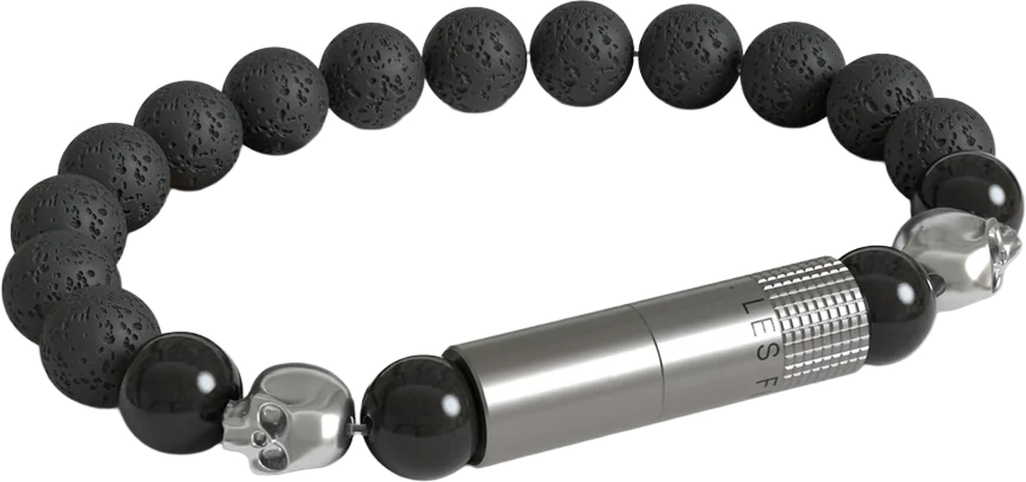 Les Fines Lames Punch Bracelets Volcano Totenkopf - Elastic_01