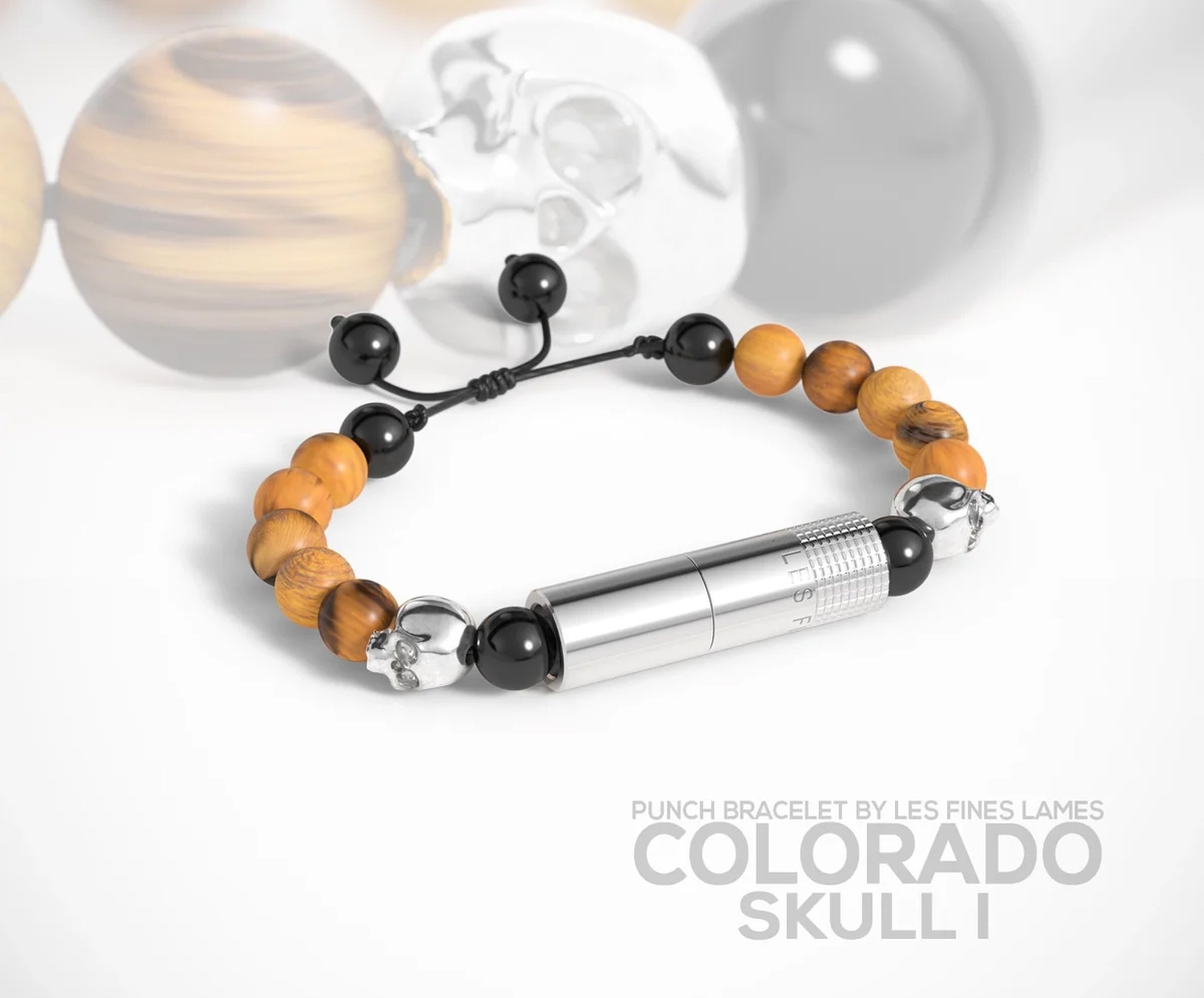 Les Fines Lames Punch Bracelets Colorado Skull I_02
