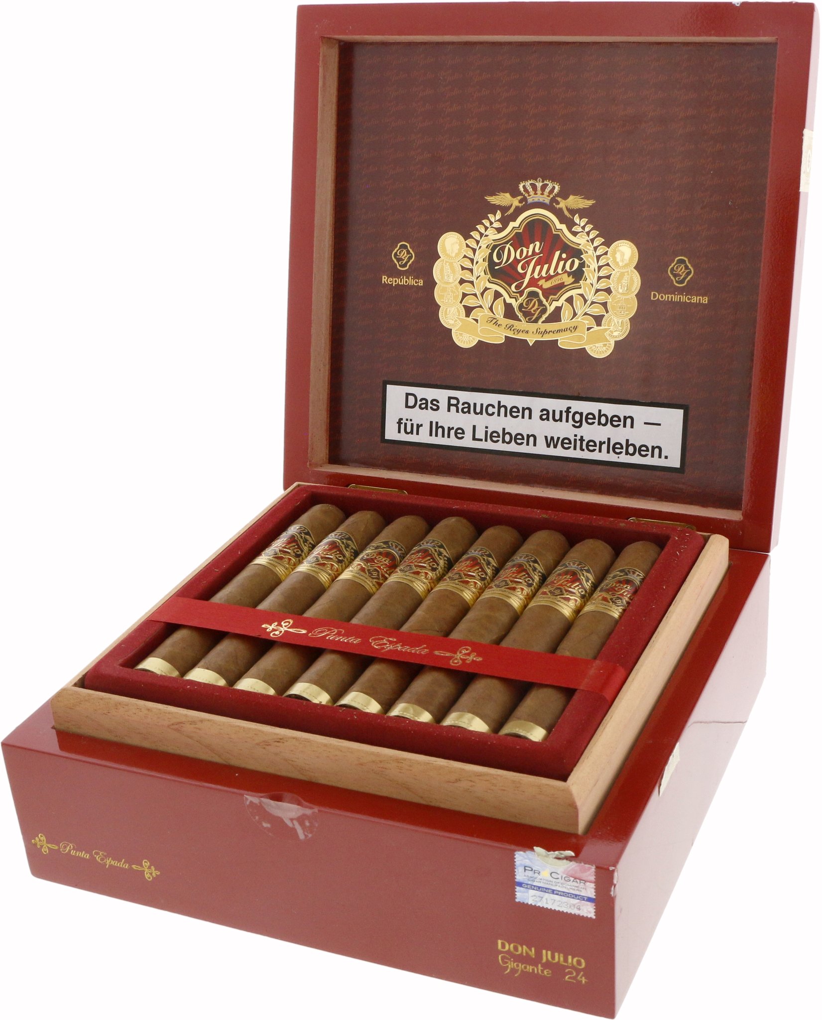 Don Julio Punta Espada Gigante Kiste offen