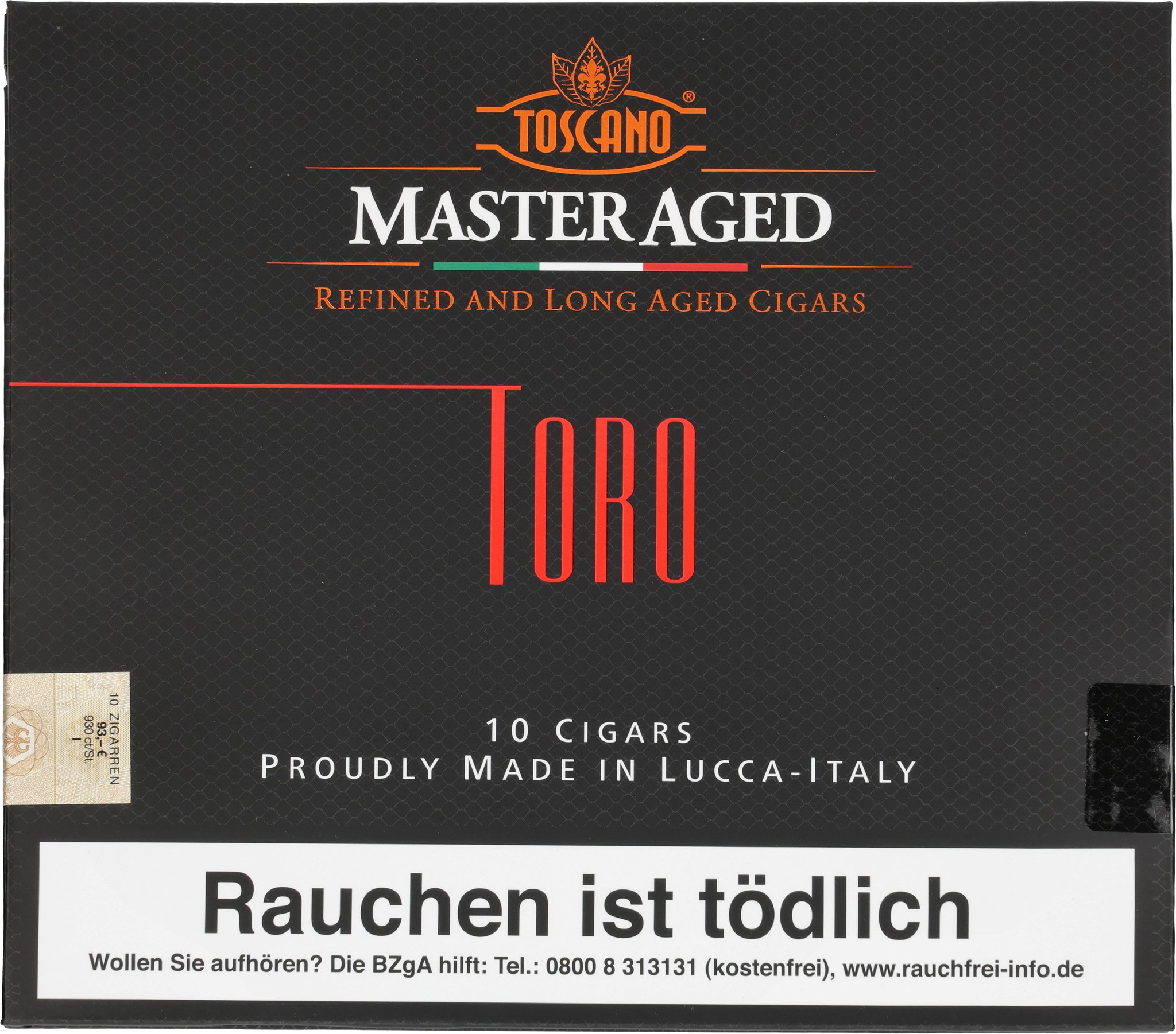 Master Aged Toro box front