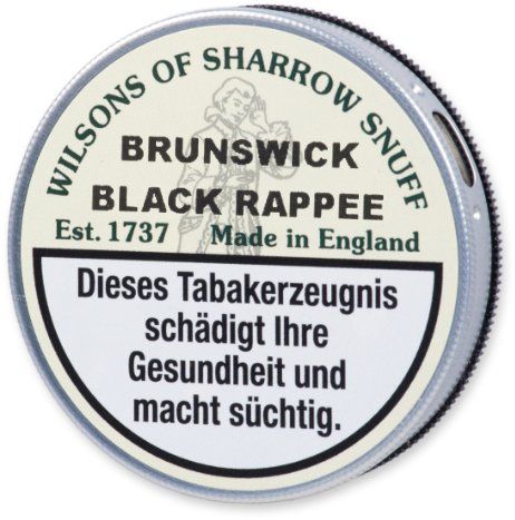Wilsons of Sharrow Snuff Brunswick Black Rappee 5g
