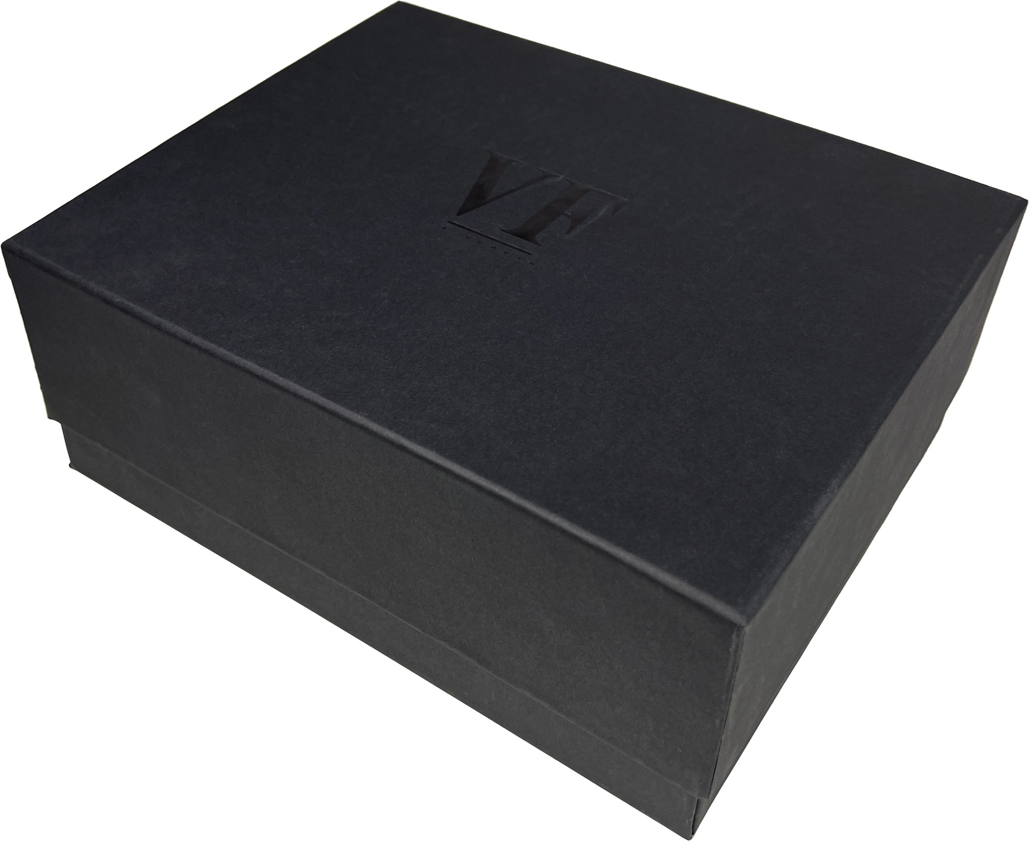 VegaFina Humidor schwarz Leder