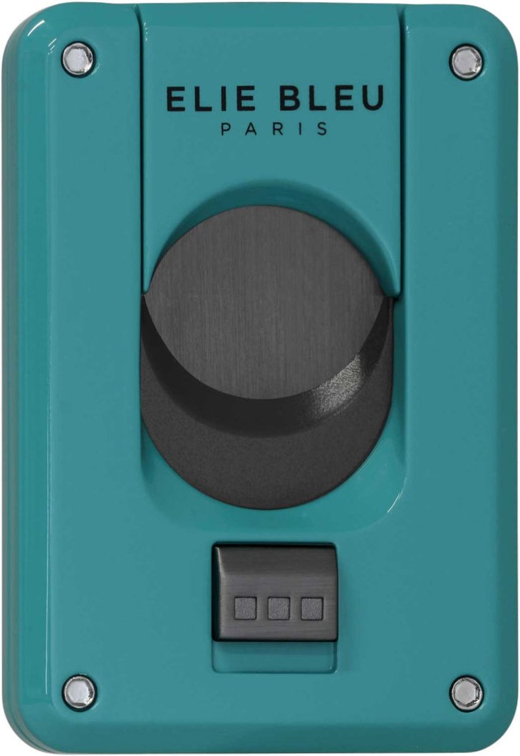 Guillotine Klavierlack türkis Klinge schwarz