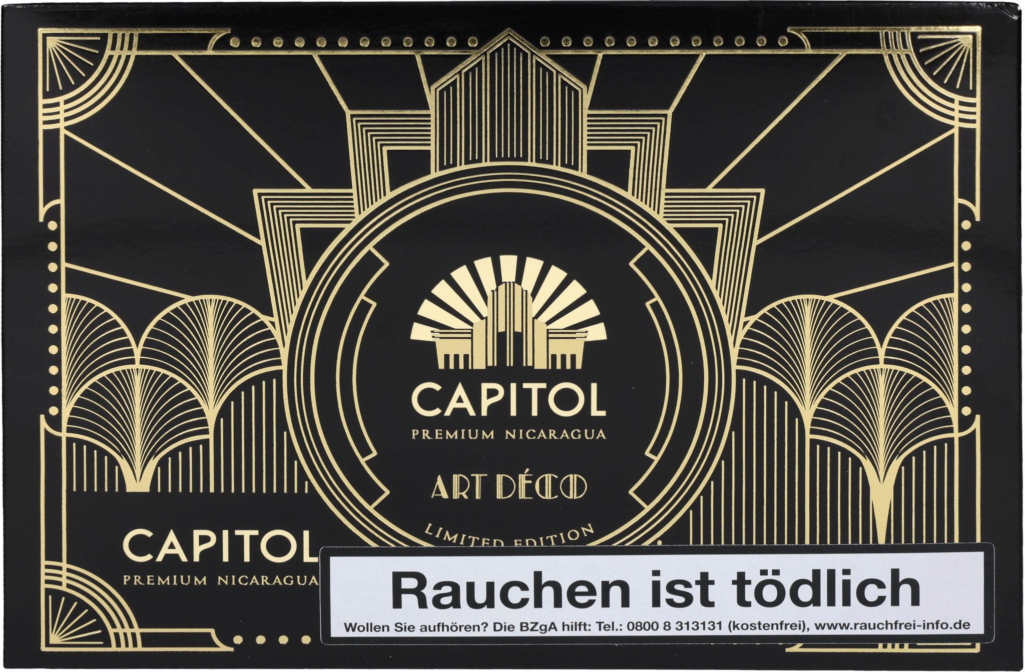 Art Deco Verpackung frontal