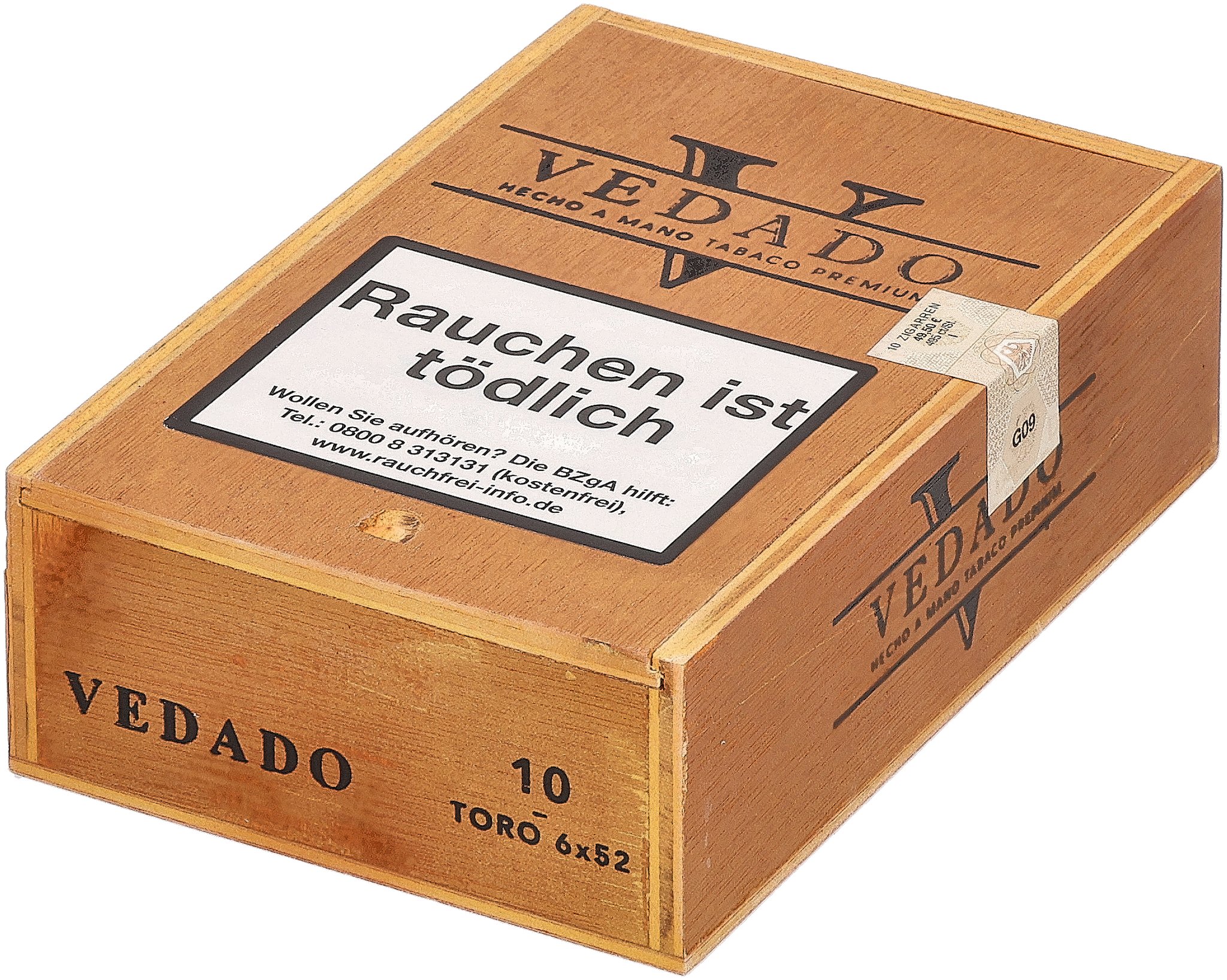 Vedado Classic Toro 10er box