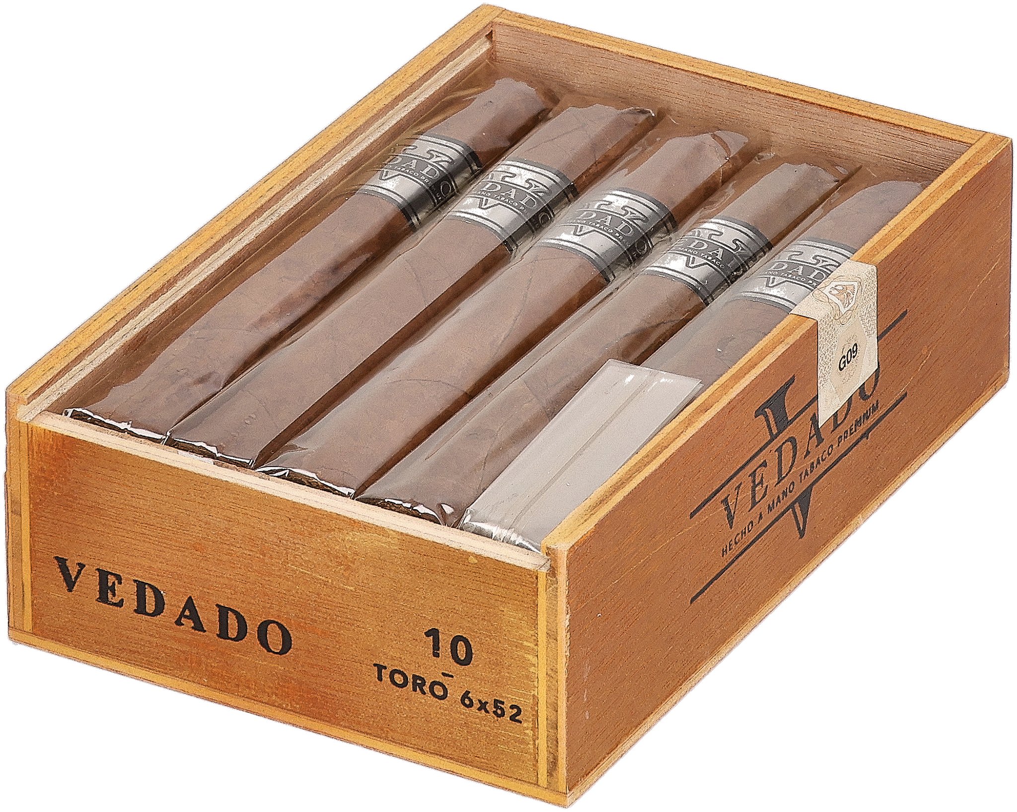 Vedado Classic Toro 10er box open