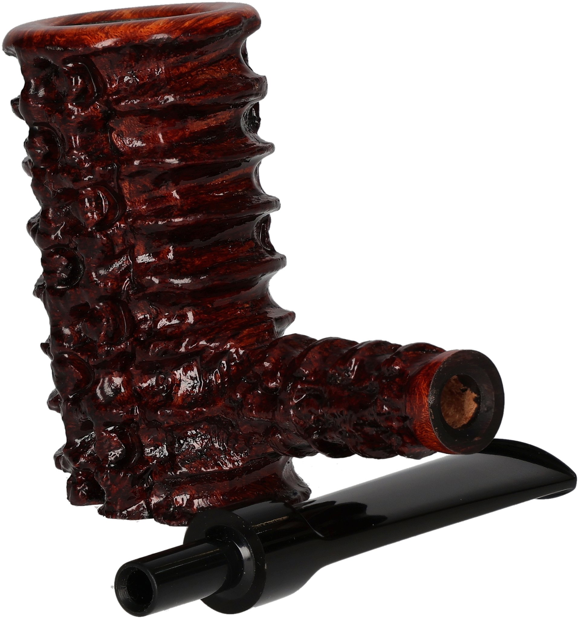 Tom Eltang Freehand Pfeifen Rustic Poker_06