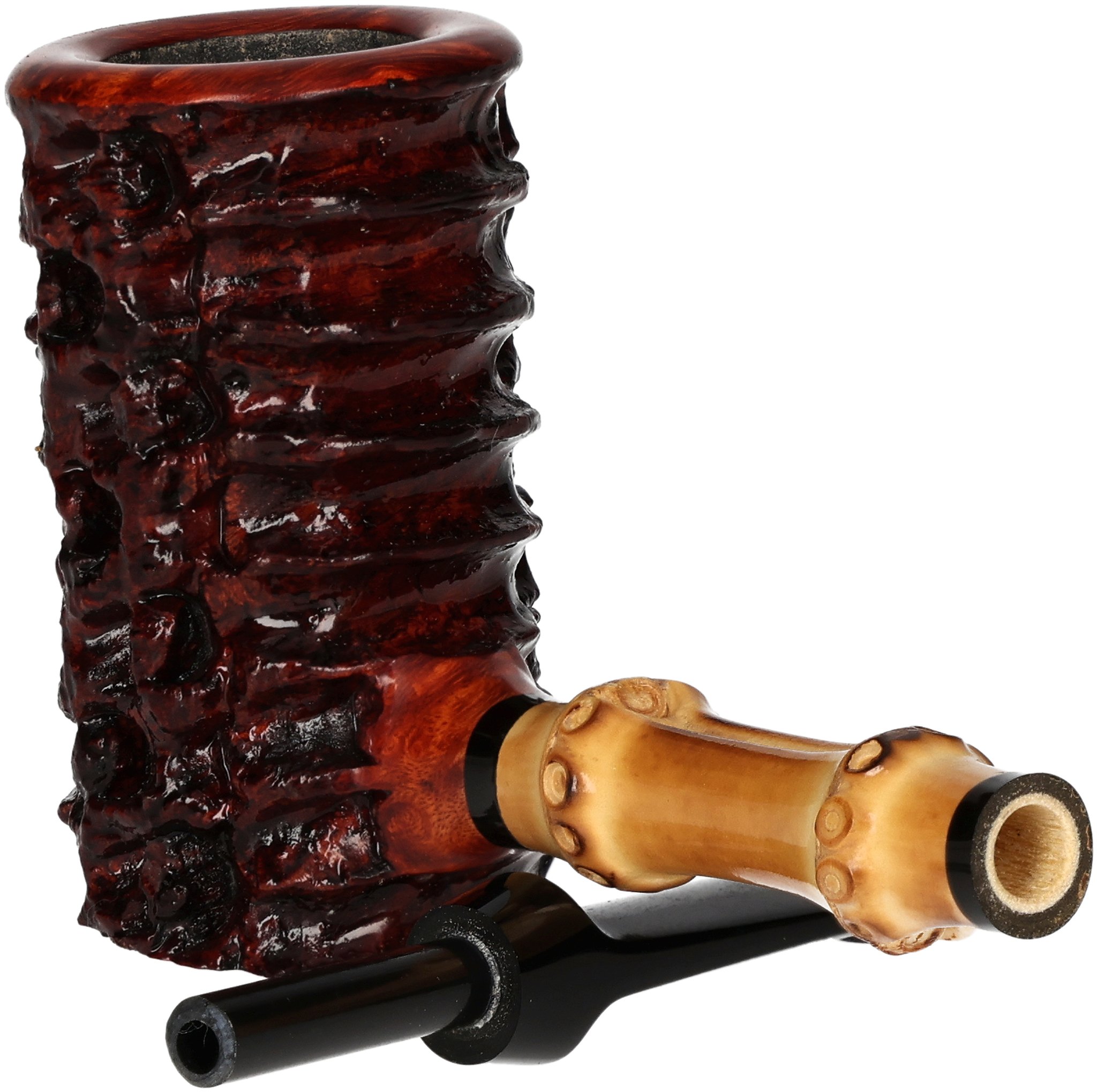 Tom Eltang Freehand Pfeifen Rustic Poker_06