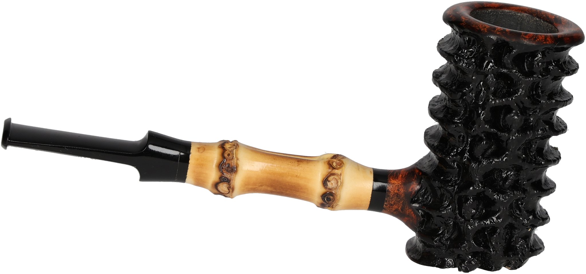 Tom Eltang Freehand Pfeifen Rustic Poker_04