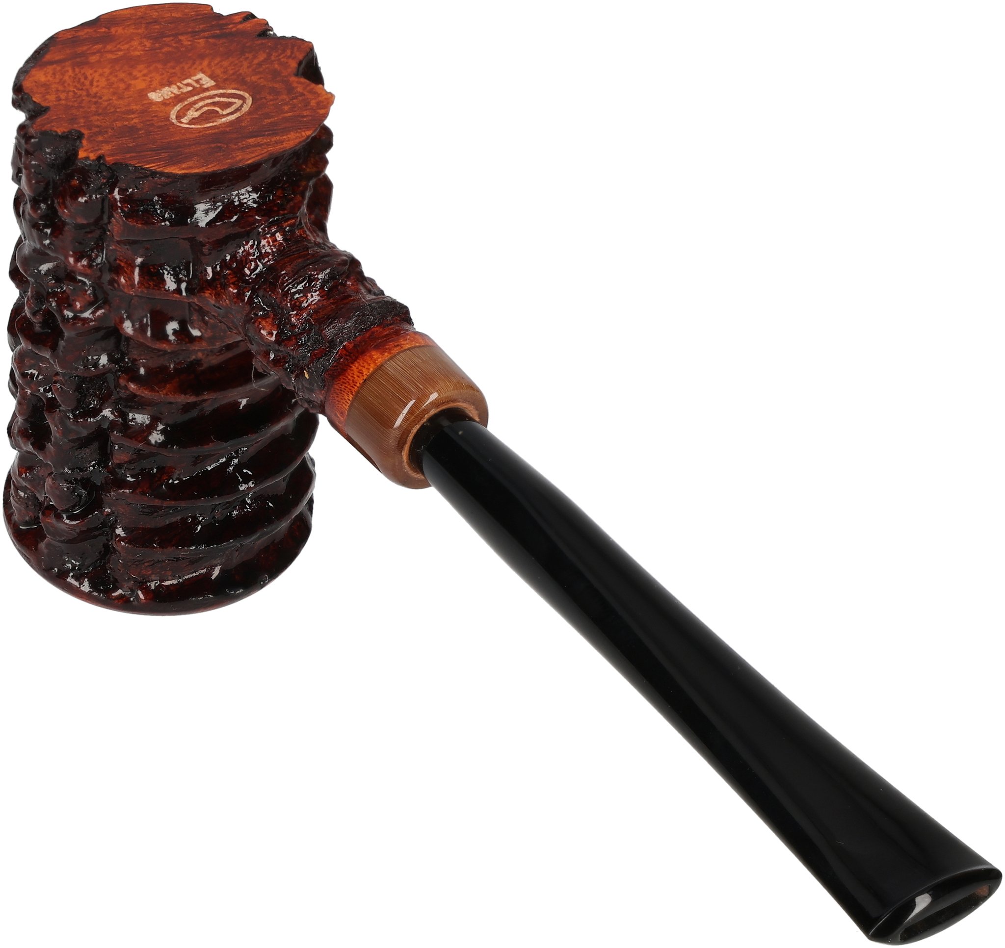 Tom Eltang Freehand Pfeifen Rustic Poker Dunkelbraun_05
