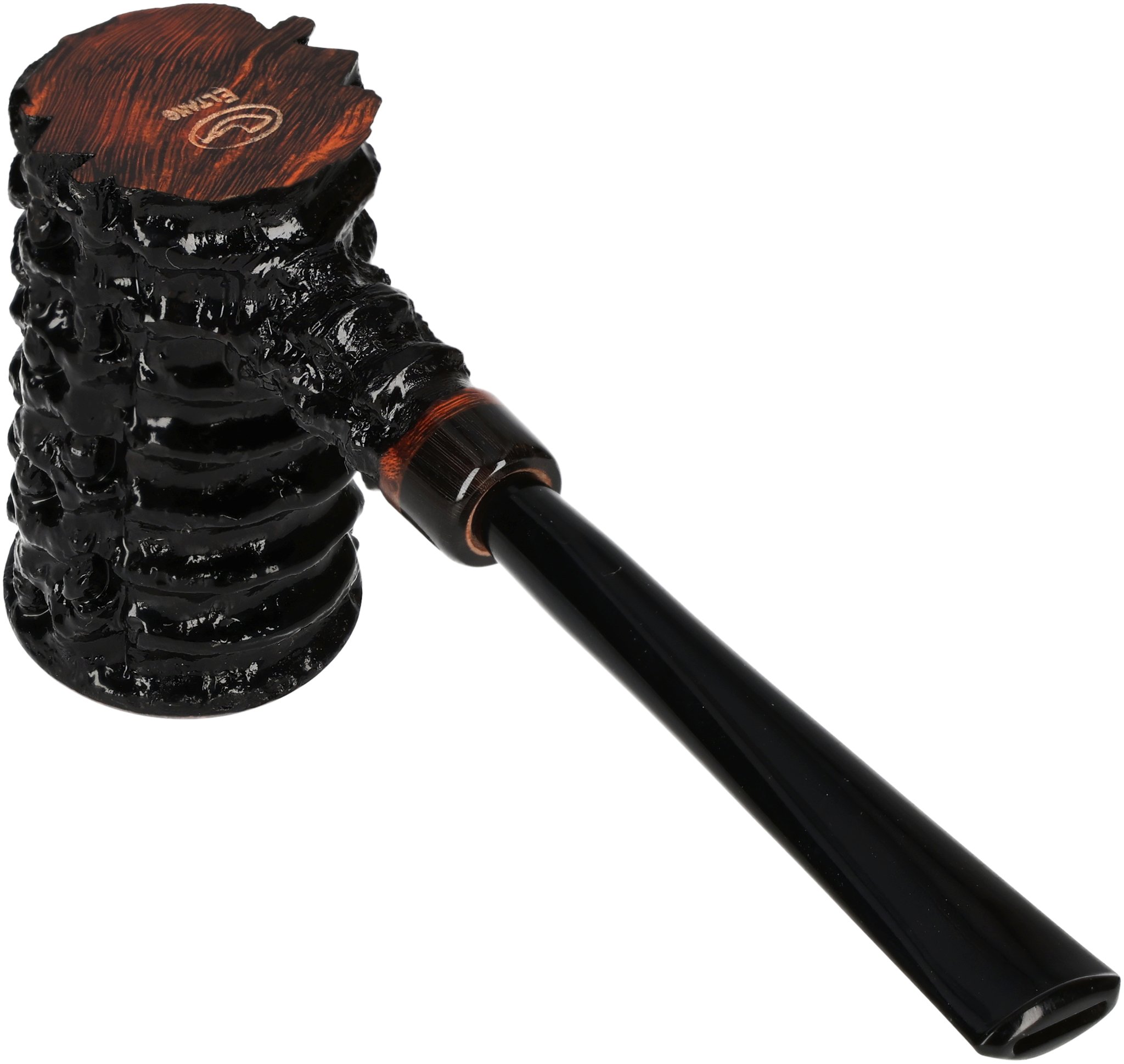 Tom Eltang Freehand Pfeifen Rustic Poker Schwarz_05