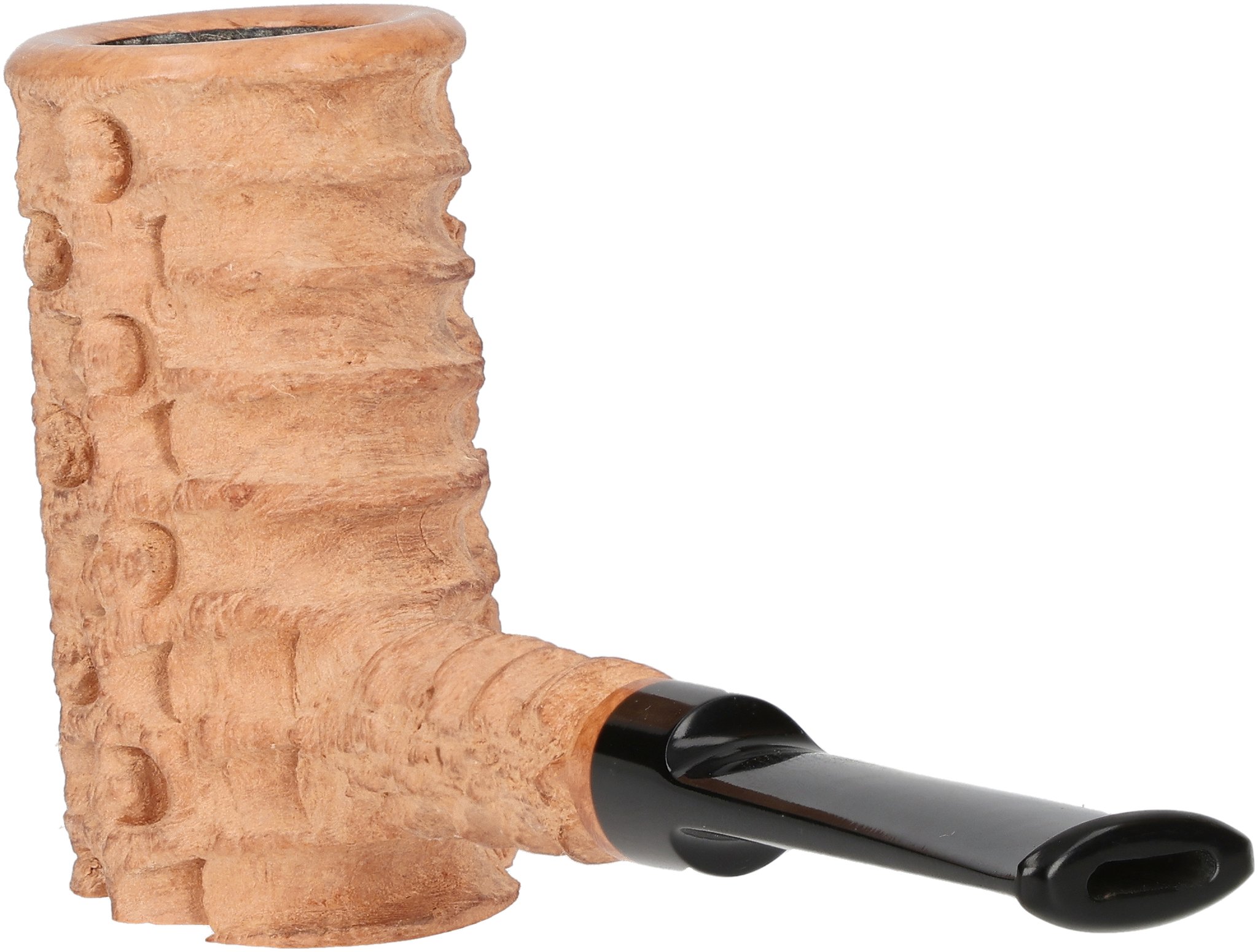 Tom Eltang Freehand Pfeifen Rustic Poker Hellbraun_02