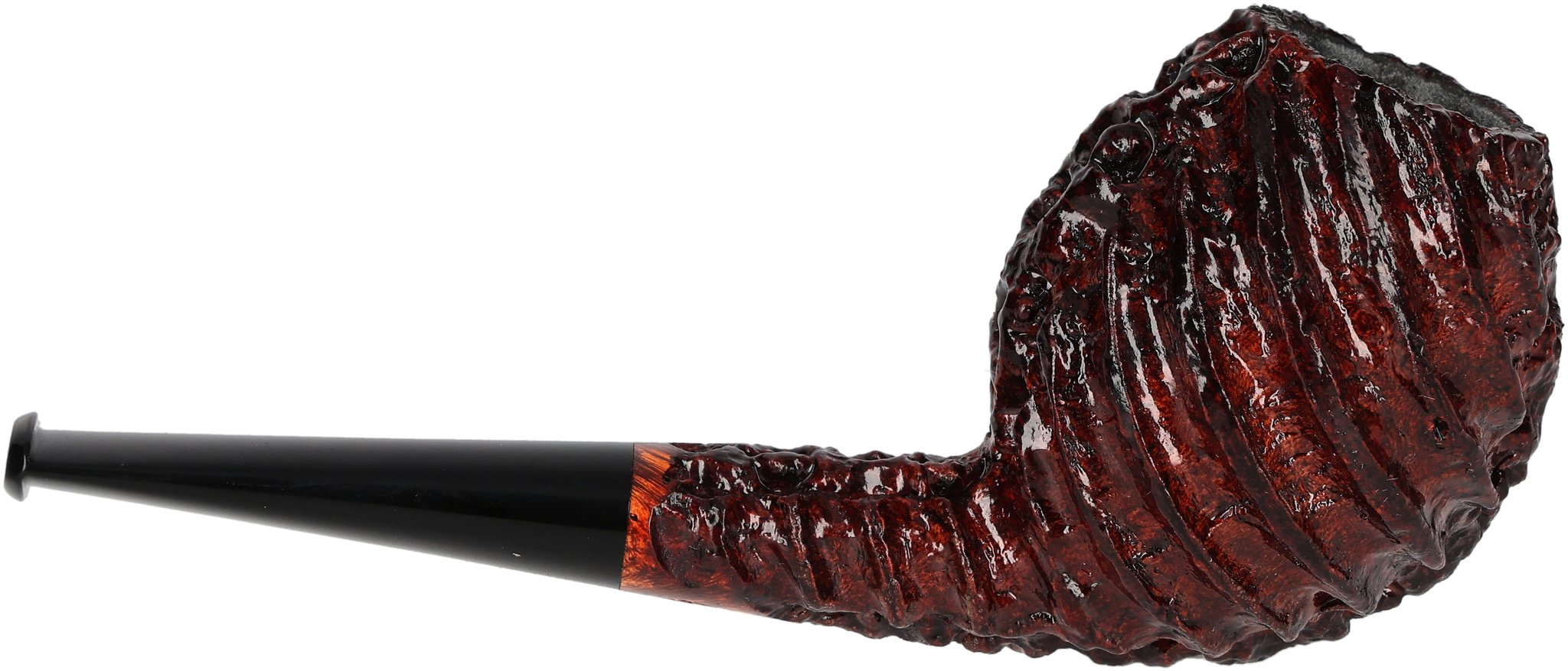 Tom Eltang Freehand Pfeifen Rustic Devils Anse Dunkelbraun_04