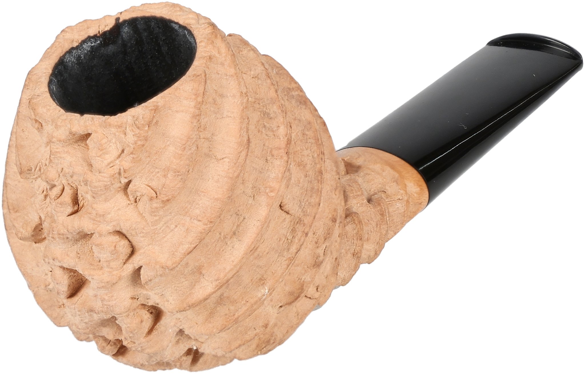 Tom Eltang Freehand Pfeifen Rustic Devils Anse Hellbraun_03